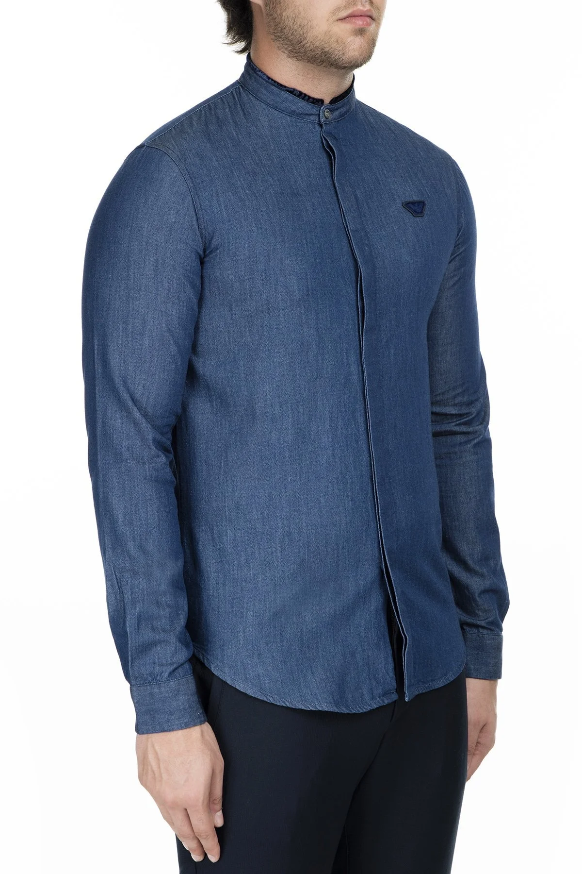 Emporio Armani Erkek Gömlek 6G1C83 1DNRZ 0942 LACİVERT - 4