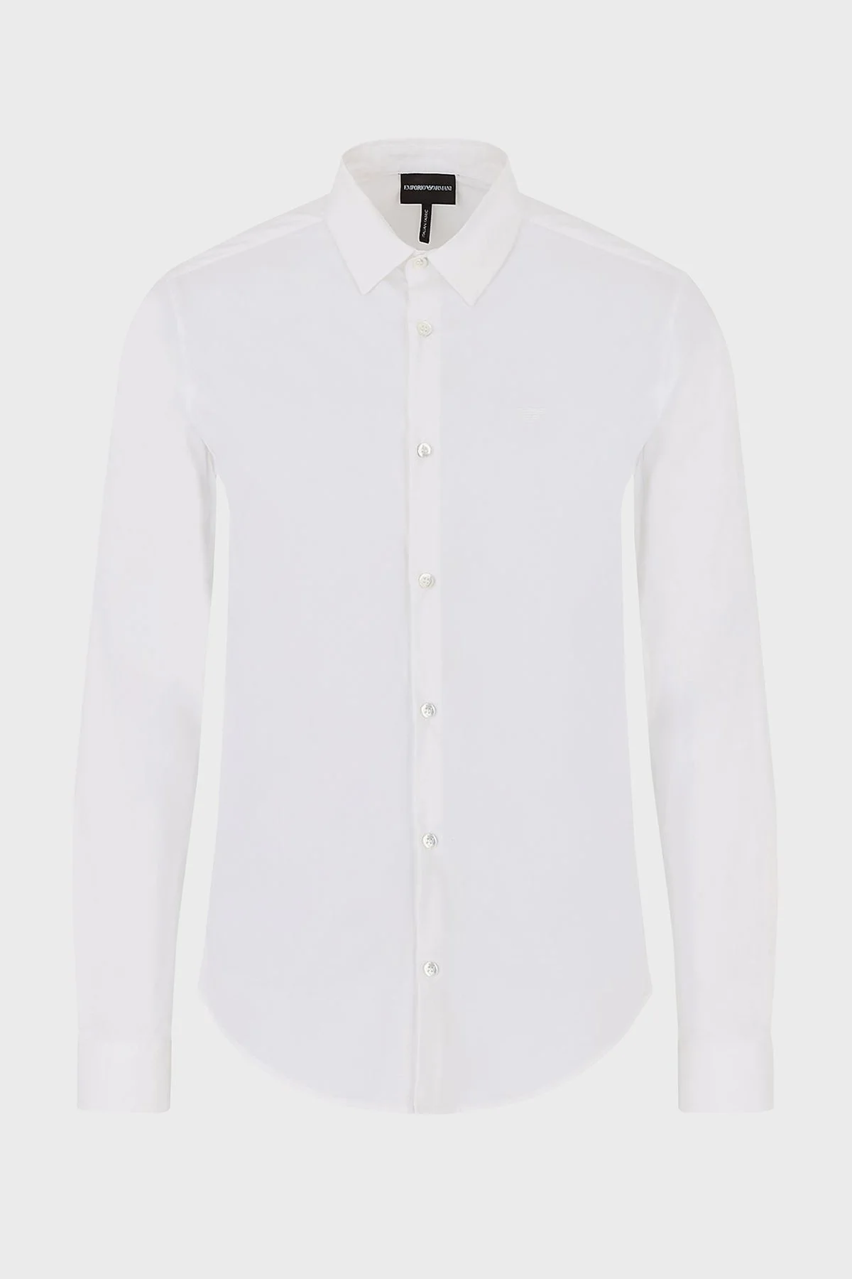 Emporio Armani Pamuklu Regular Fit Erkek Gömlek 8N1C09 1NI9Z 0100 BEYAZ - 2