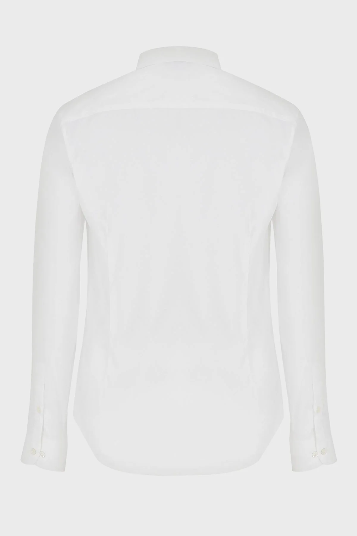 Emporio Armani Pamuklu Regular Fit Erkek Gömlek 8N1C09 1NI9Z 0100 BEYAZ - 4