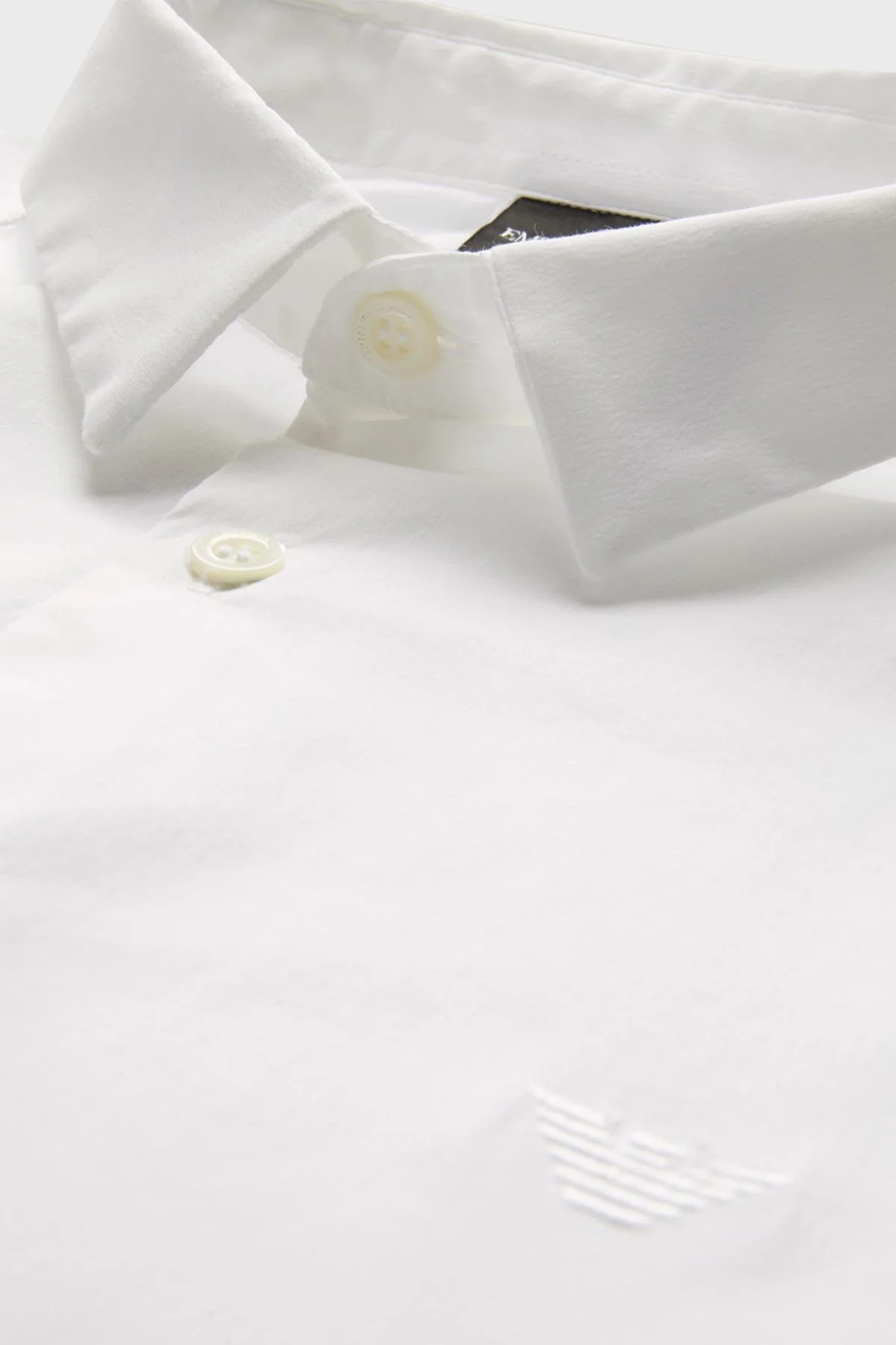 Emporio Armani Pamuklu Regular Fit Erkek Gömlek 8N1C09 1NI9Z 0100 BEYAZ - 7