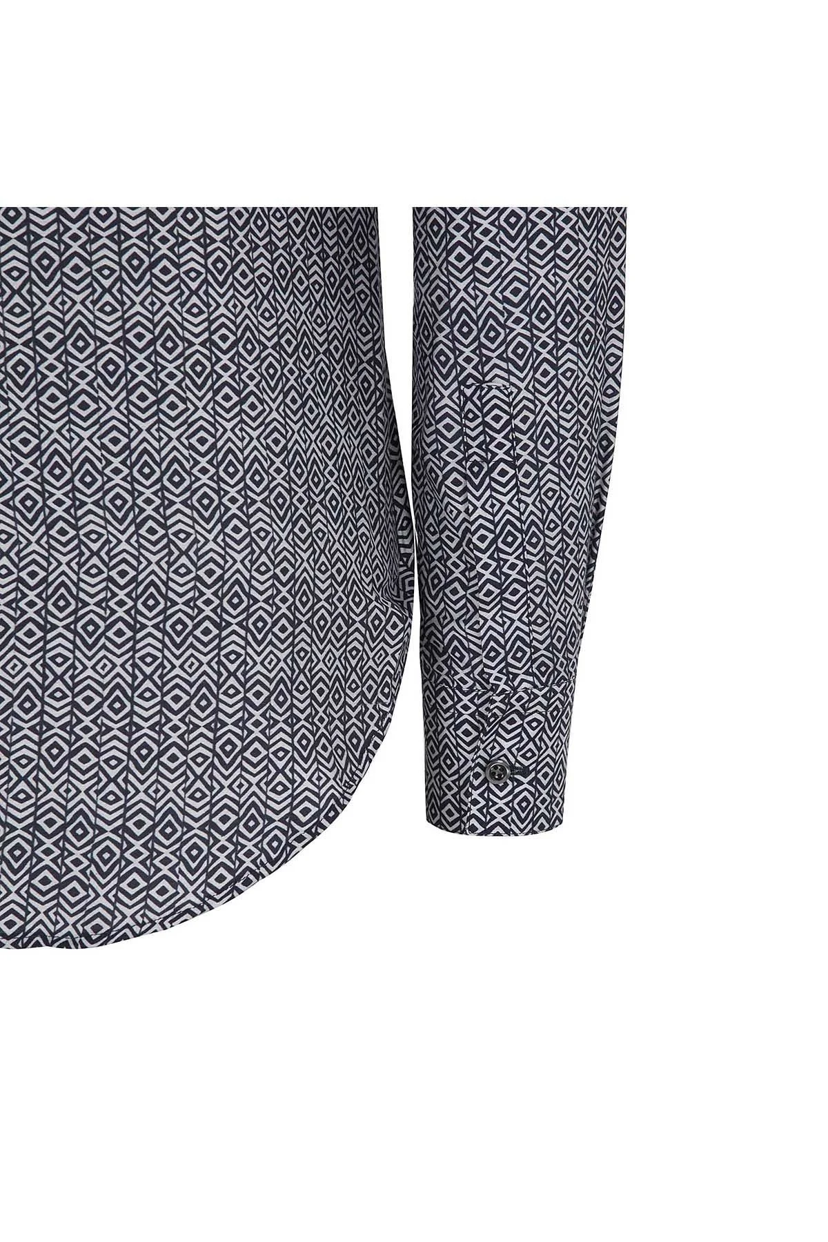 EMPORIO ARMANI Erkek Gömlek W1CF2T W178 041 LACİVERT - 4