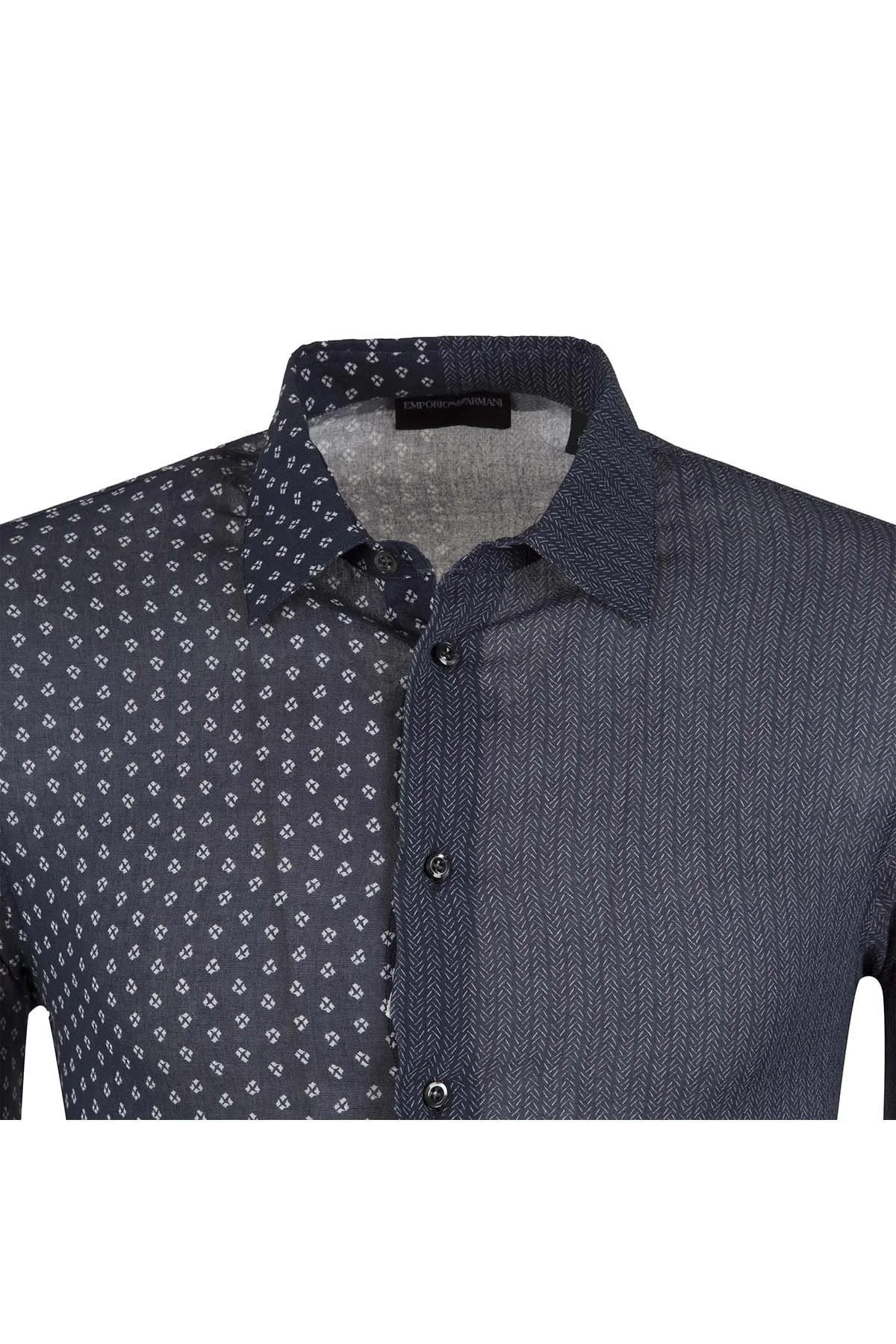 EMPORIO ARMANI Erkek Gömlek W1CF2T W179C 041 LACİVERT - 3