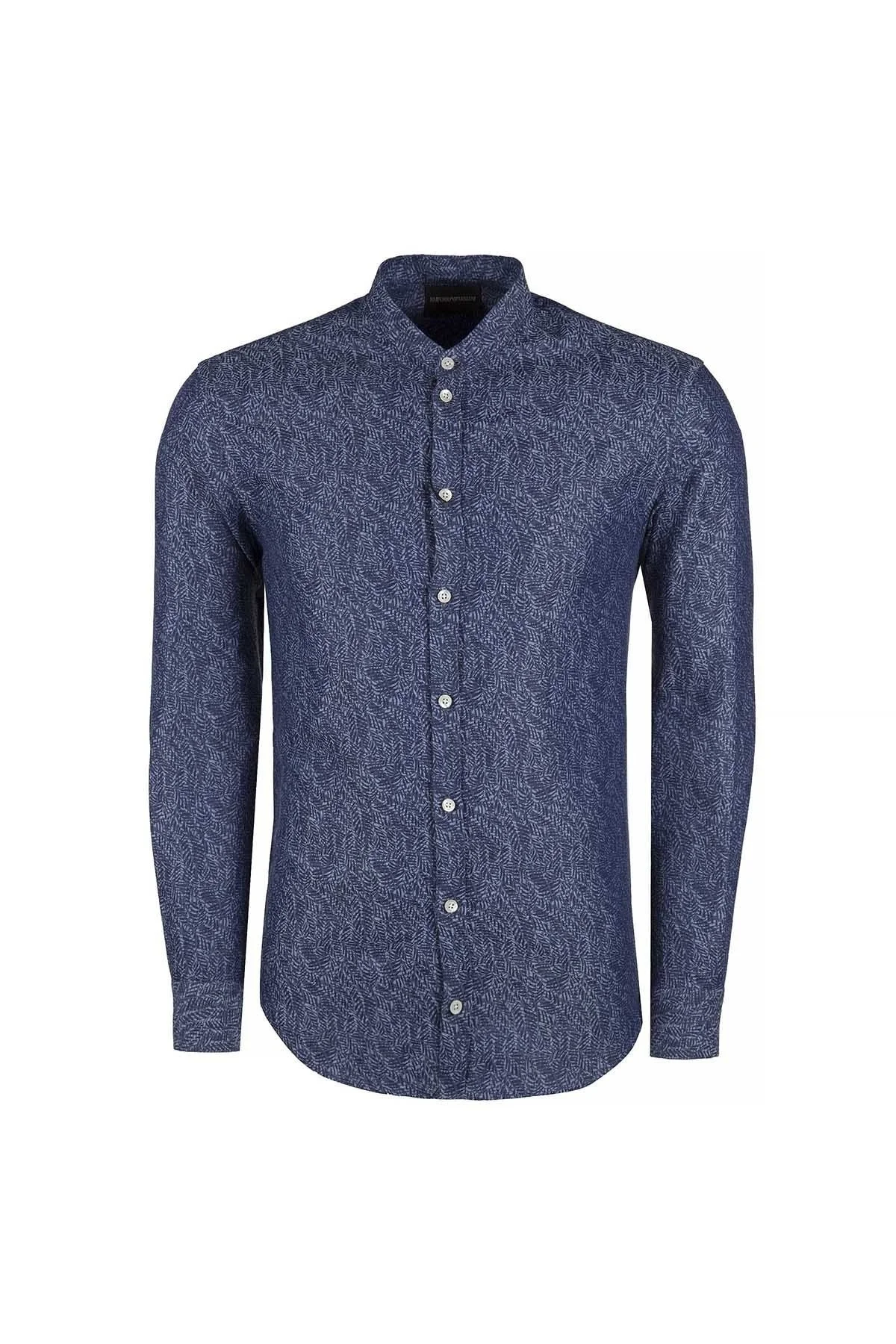EMPORIO ARMANI Erkek Gömlek W1SMGL W15F2 041 LACİVERT - 1