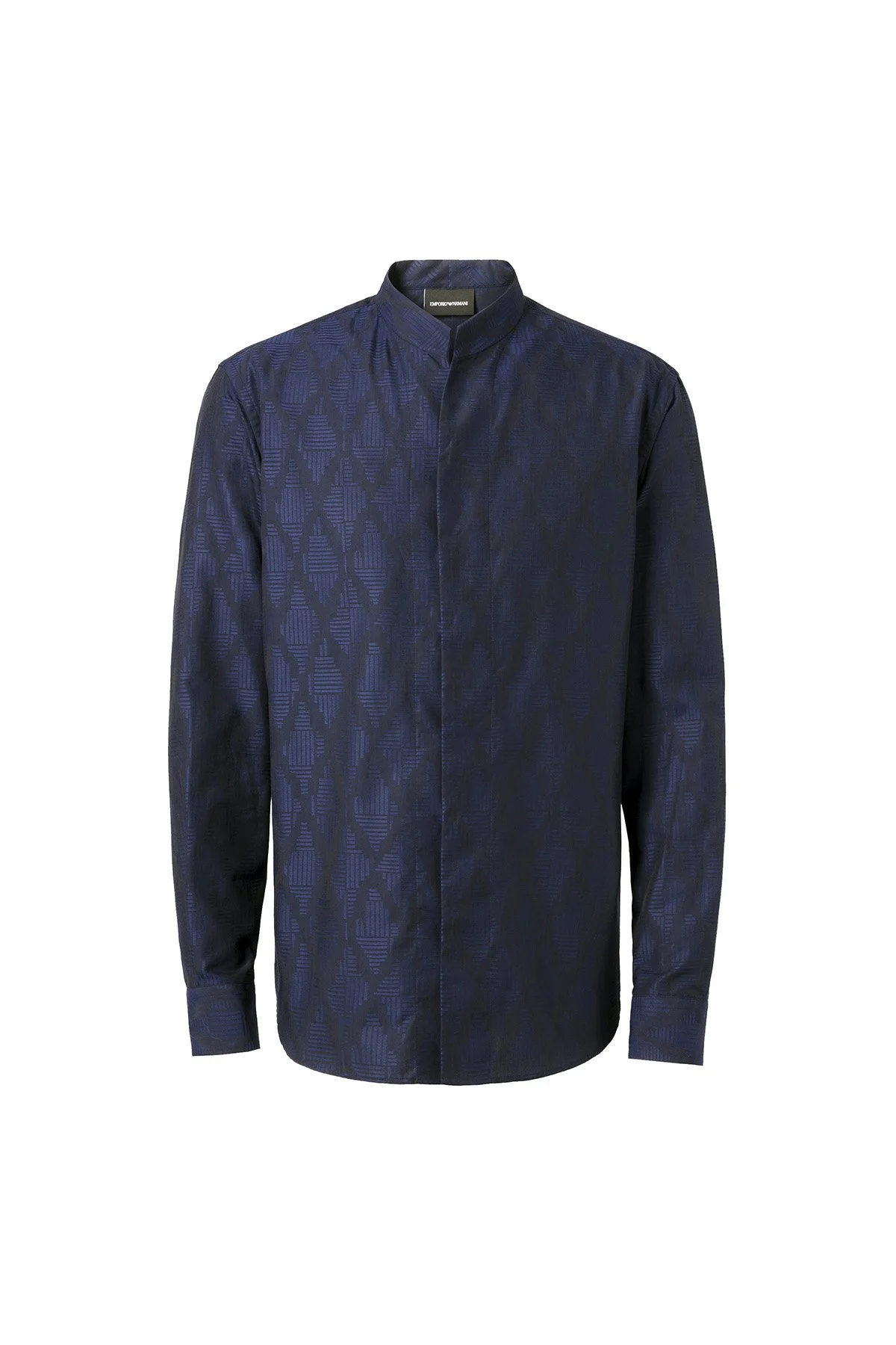 EMPORIO ARMANI Erkek Gömlek W1SMQL W12F5 LACİVERT - 1