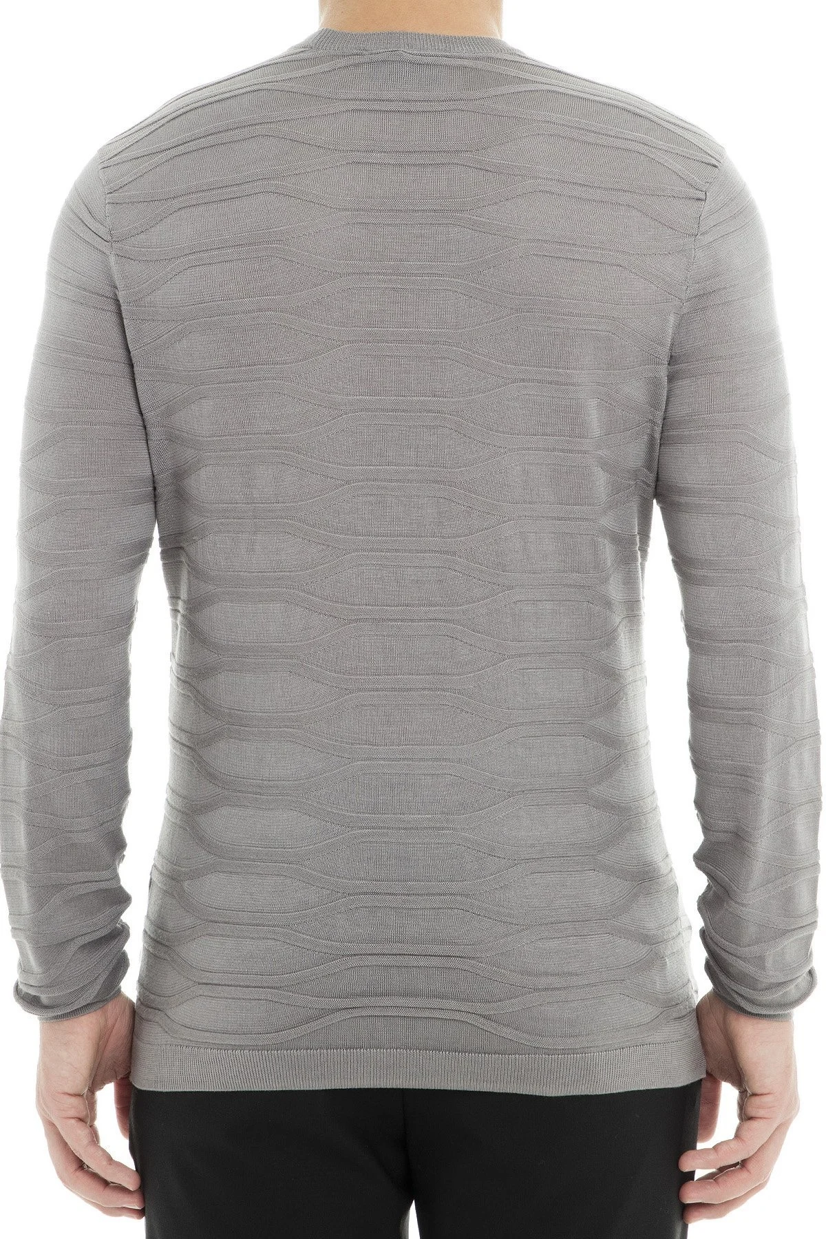 Emporio Armani Erkek Kazak 3G1MT7 1MRWZ 0644 GRİ - 2