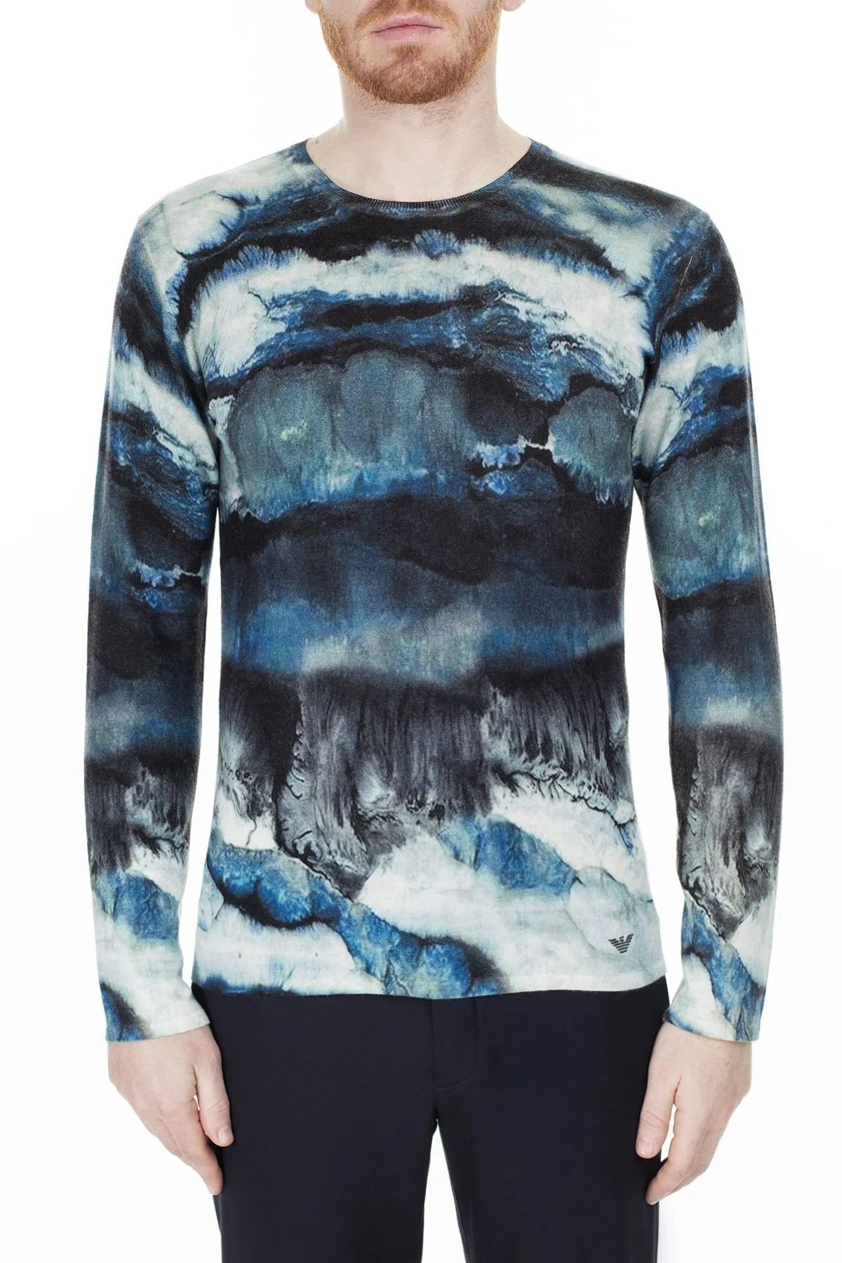 Emporio Armani Erkek Kazak 3H1MV1 1M01Z F976 LACİVERT - 1