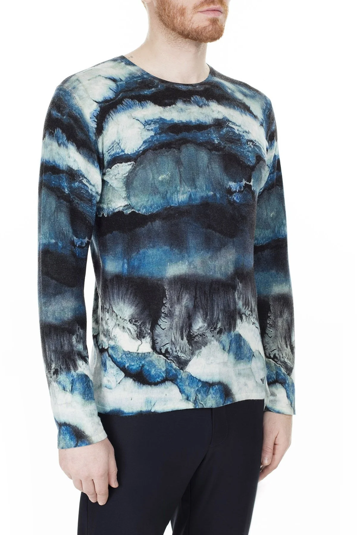 Emporio Armani Erkek Kazak 3H1MV1 1M01Z F976 LACİVERT - 4