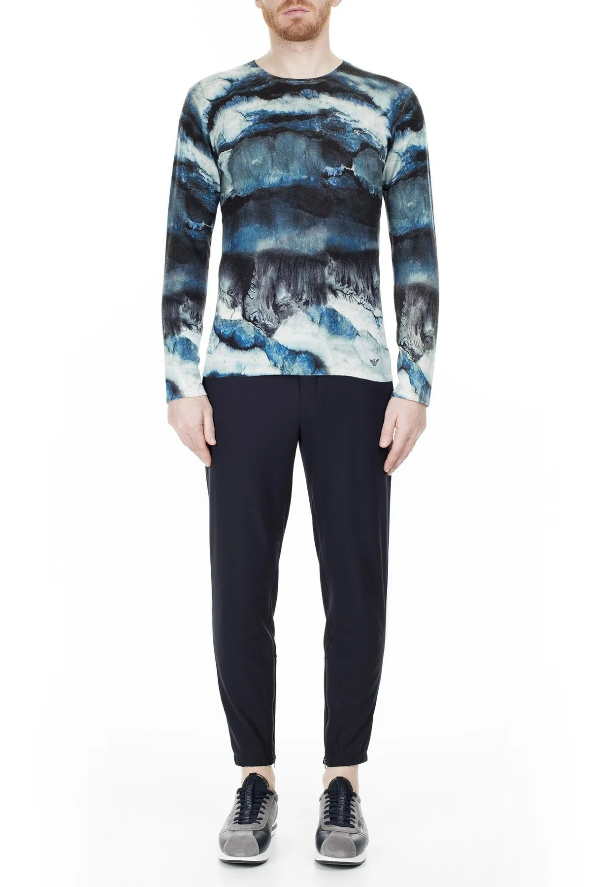 Emporio Armani Erkek Kazak 3H1MV1 1M01Z F976 LACİVERT - 5