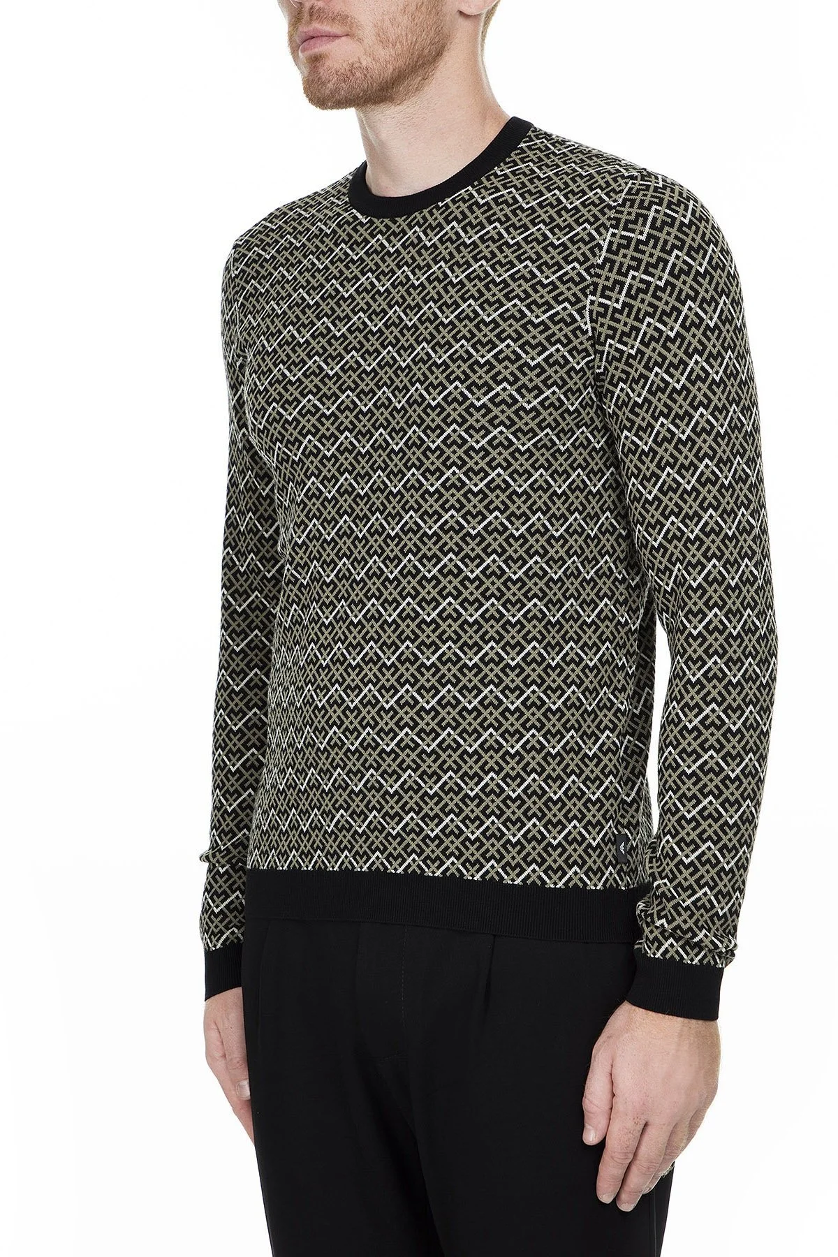 Emporio Armani Erkek Kazak 6G1MTU 1M8DZ F503 YEŞİL - 3