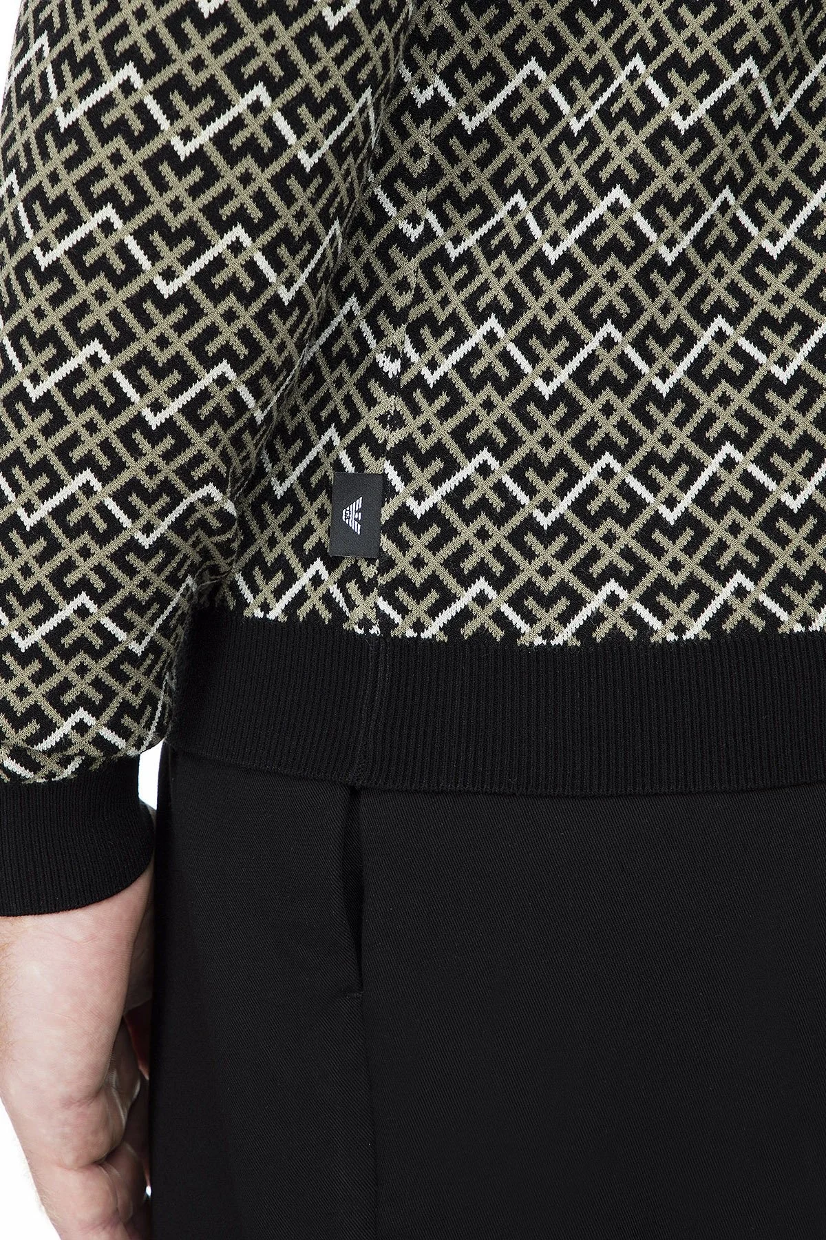 Emporio Armani Erkek Kazak 6G1MTU 1M8DZ F503 YEŞİL - 7