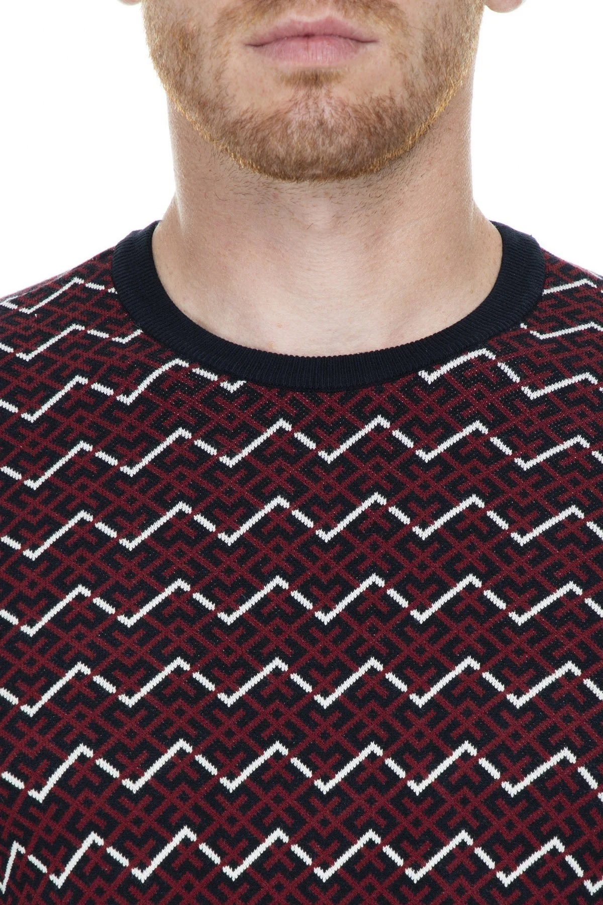 Emporio Armani Erkek Kazak 6G1MTU 1M8DZ F923 BORDO - 6