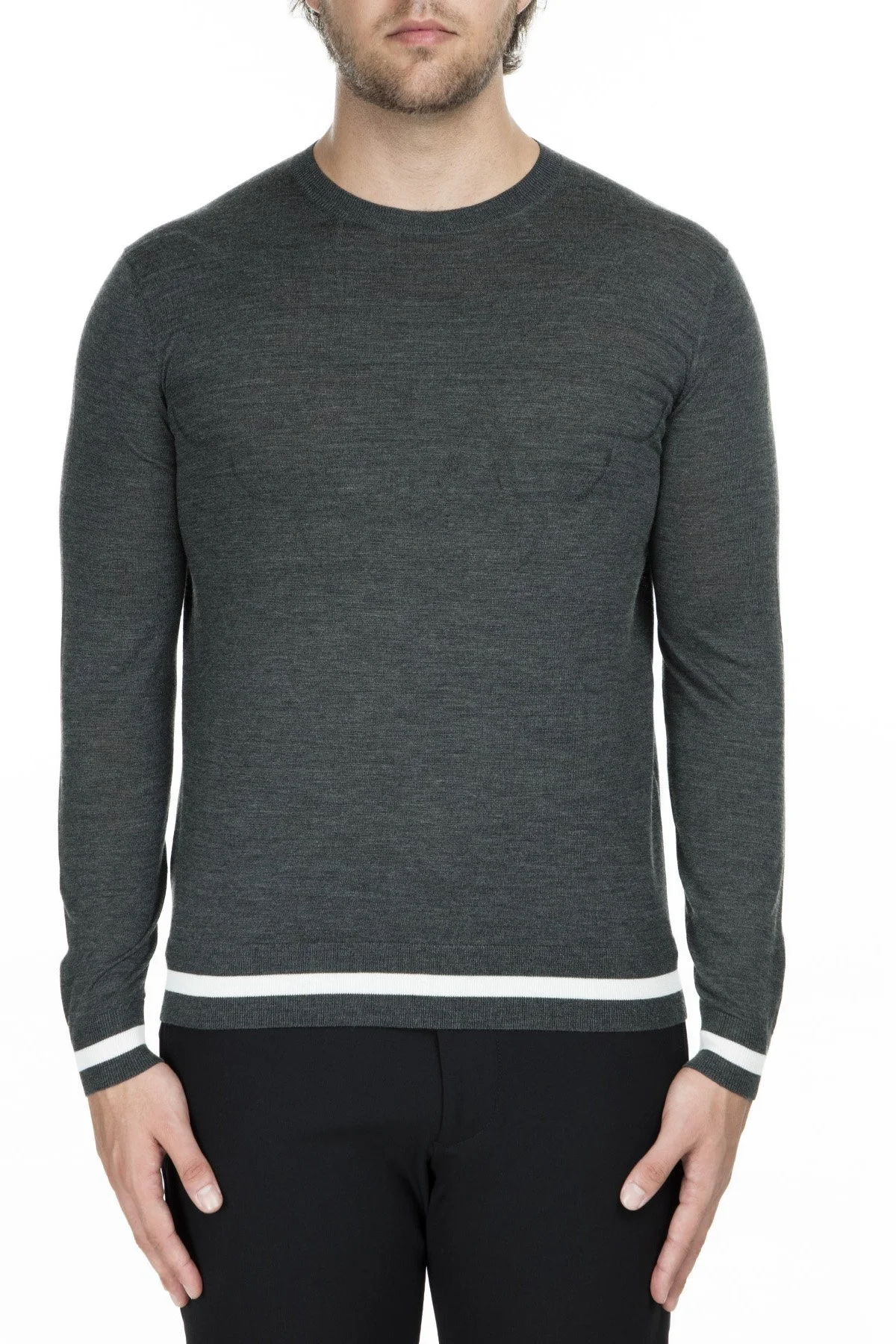 Emporio Armani Erkek Kazak 6G1MXB 1MNWZ 0548 HAKİ - 1