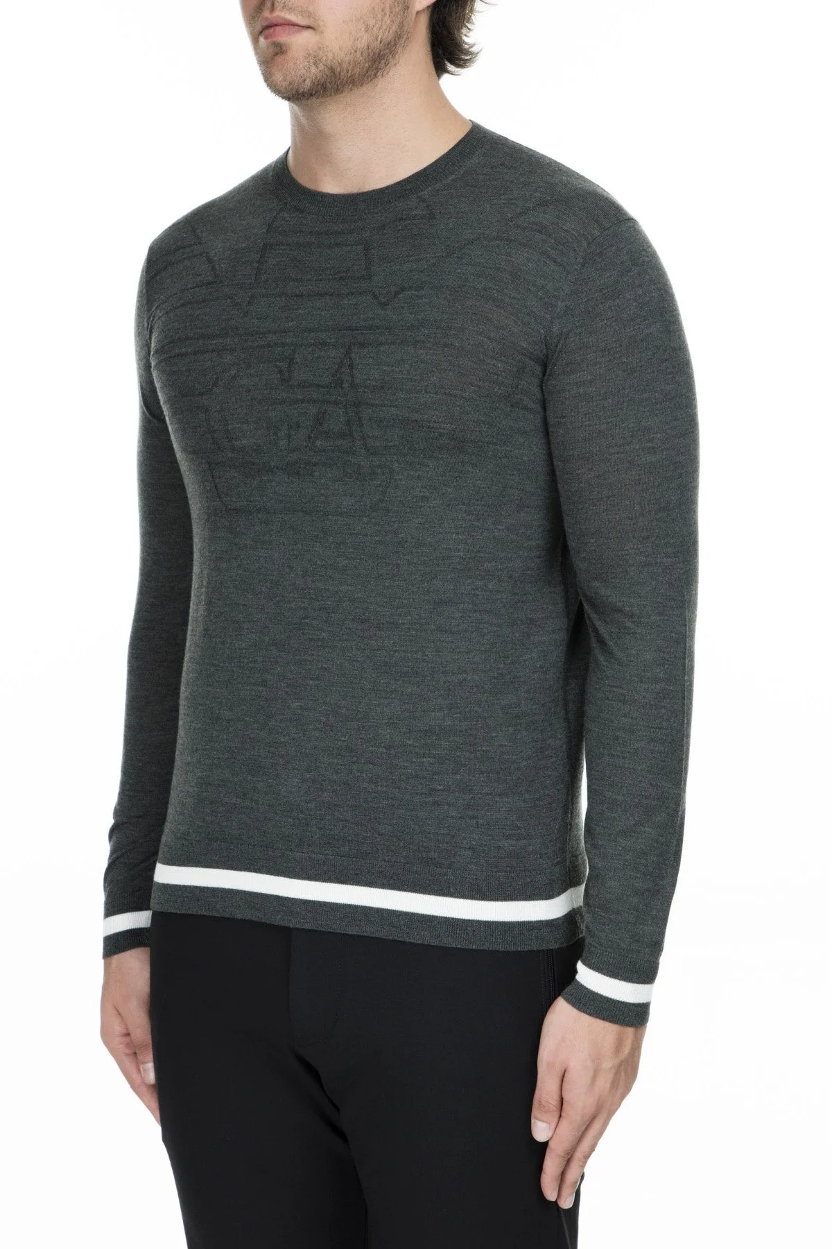 Emporio Armani Erkek Kazak 6G1MXB 1MNWZ 0548 HAKİ - 3