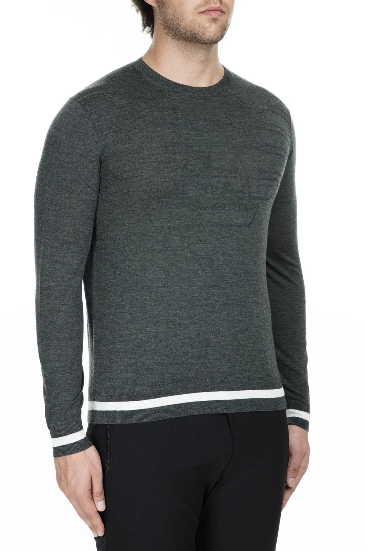 Emporio Armani Erkek Kazak 6G1MXB 1MNWZ 0548 HAKİ - 4