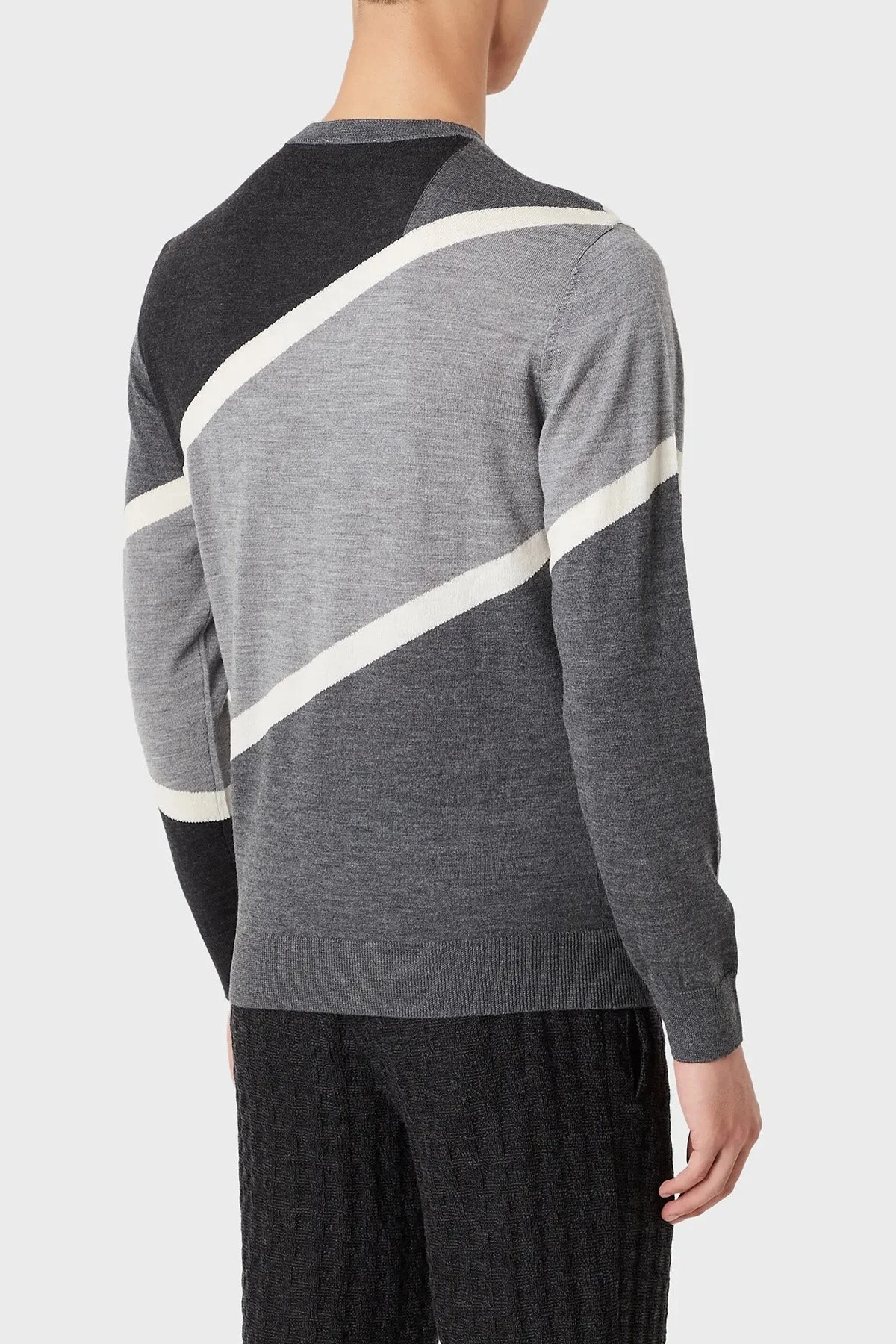 Emporio Armani Erkek Kazak 6K1MTD 1MXPZ F626 GRİ-ANTRASİT - 2