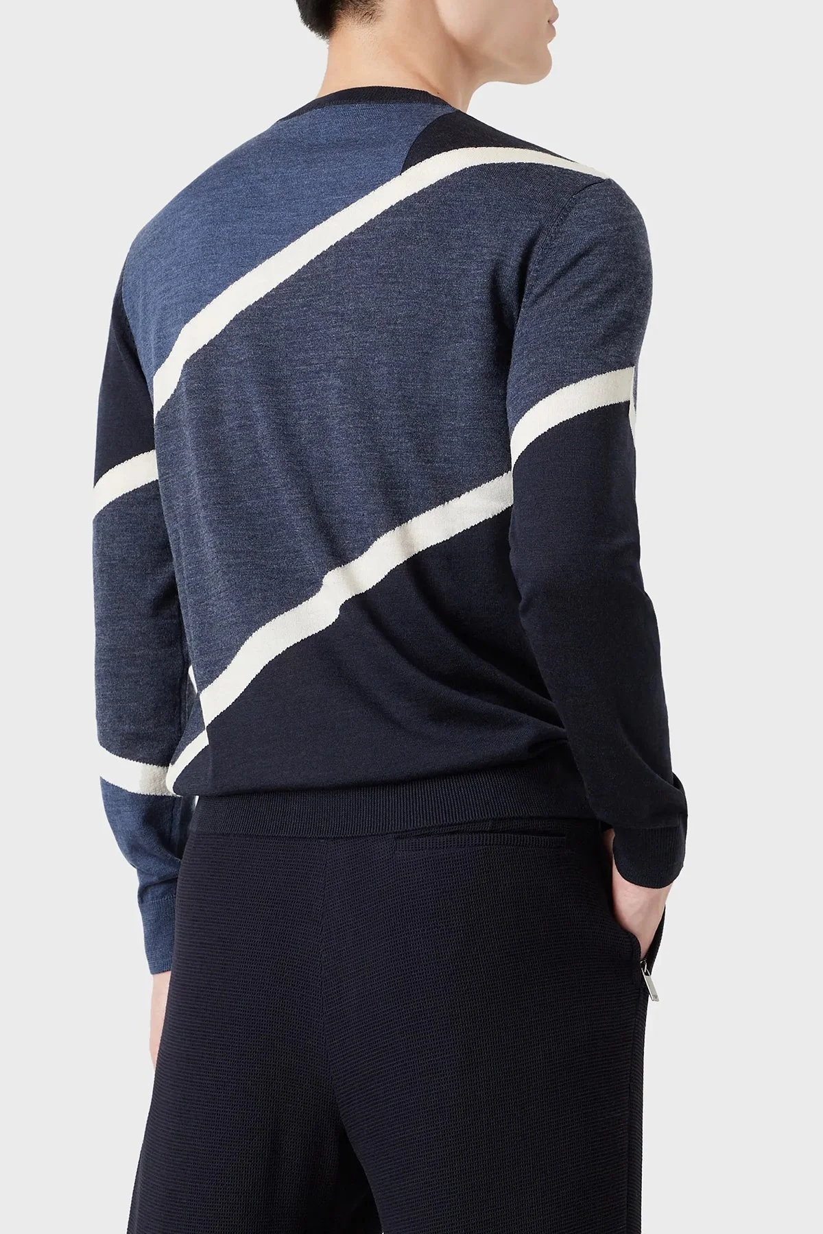 Emporio Armani Erkek Kazak 6K1MTD 1MXPZ F993 LACİVERT-MAVİ - 2