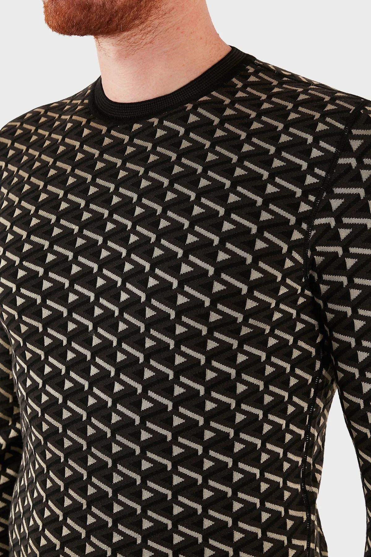 Emporio Armani Erkek Kazak 6K1MYA 1MFCZ F053 YEŞİL-BEJ - 6