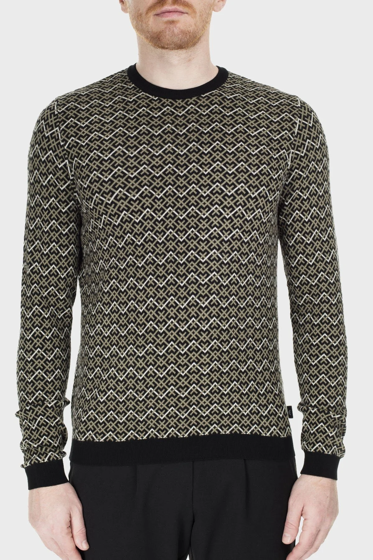 Emporio Armani Erkek Kazak S 6G1MTU 1M8DZ F503 YEŞİL - 1