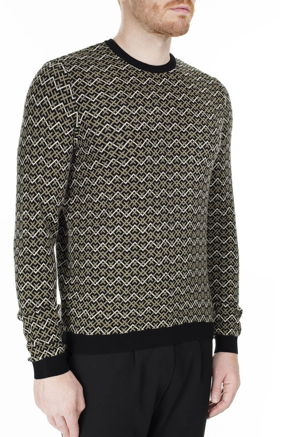 Emporio Armani Erkek Kazak S 6G1MTU 1M8DZ F503 YEŞİL - 4