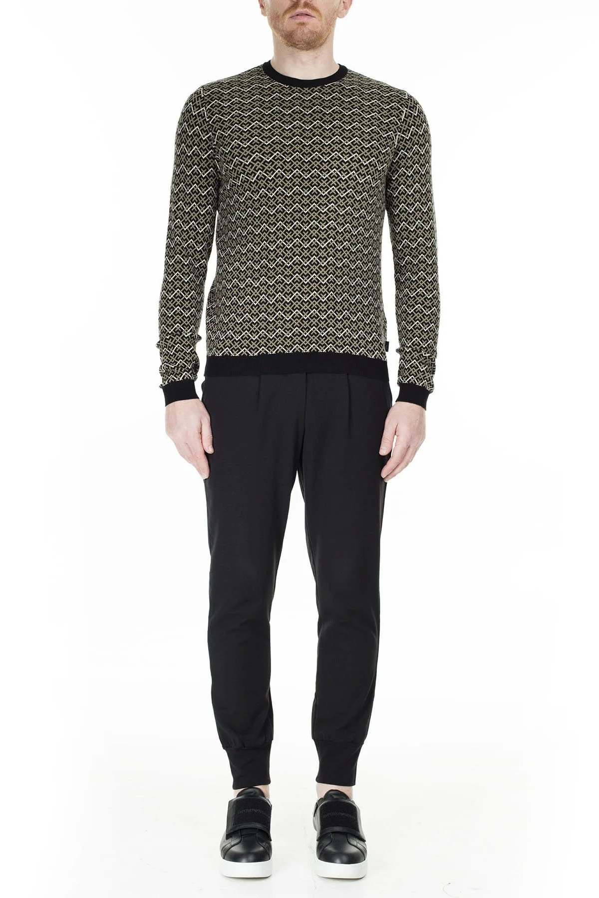 Emporio Armani Erkek Kazak S 6G1MTU 1M8DZ F503 YEŞİL - 5