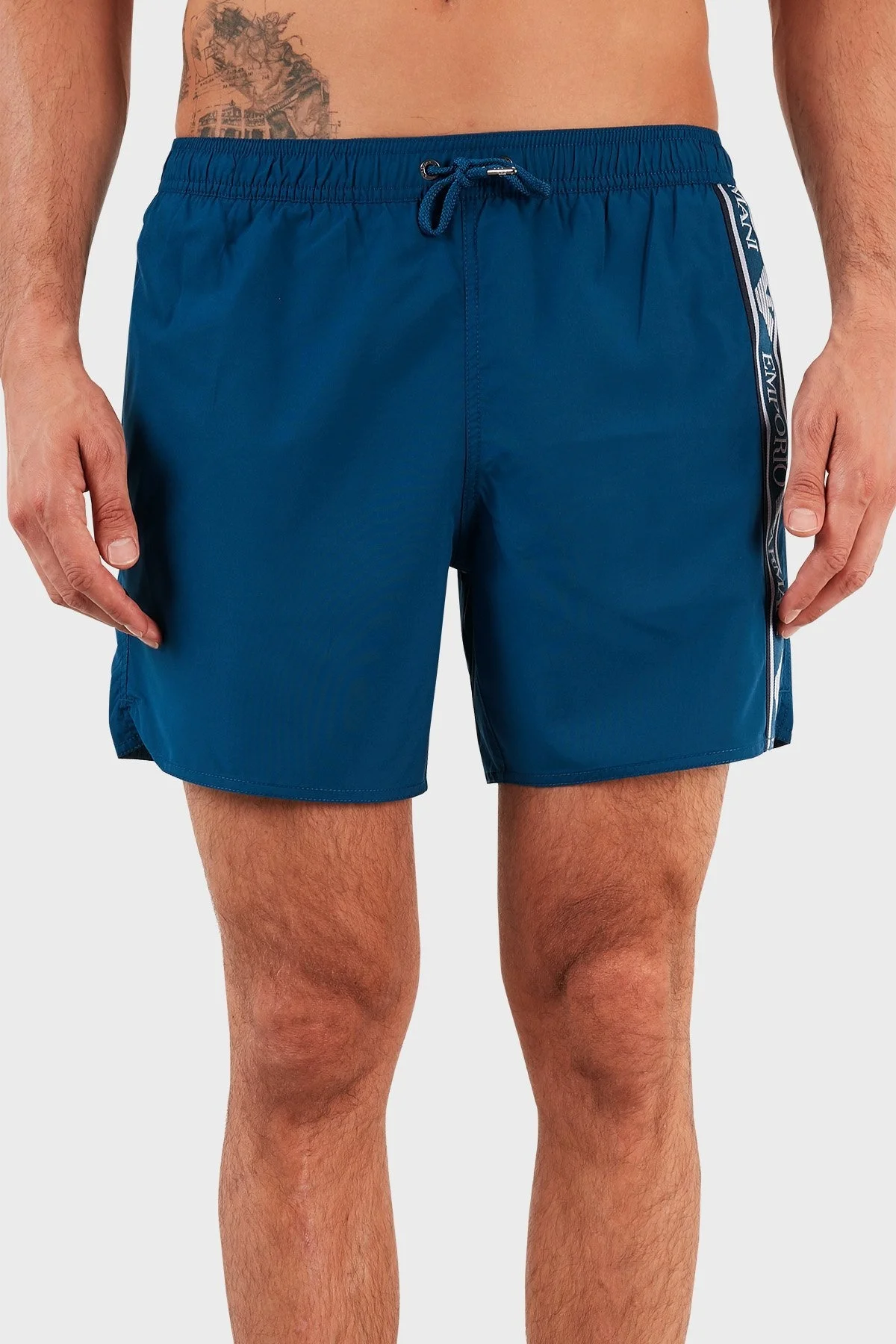 Emporio Armani Belden Bağlamalı Cepli Erkek Mayo Short S 211740 1P443 03083 PETROL - 2