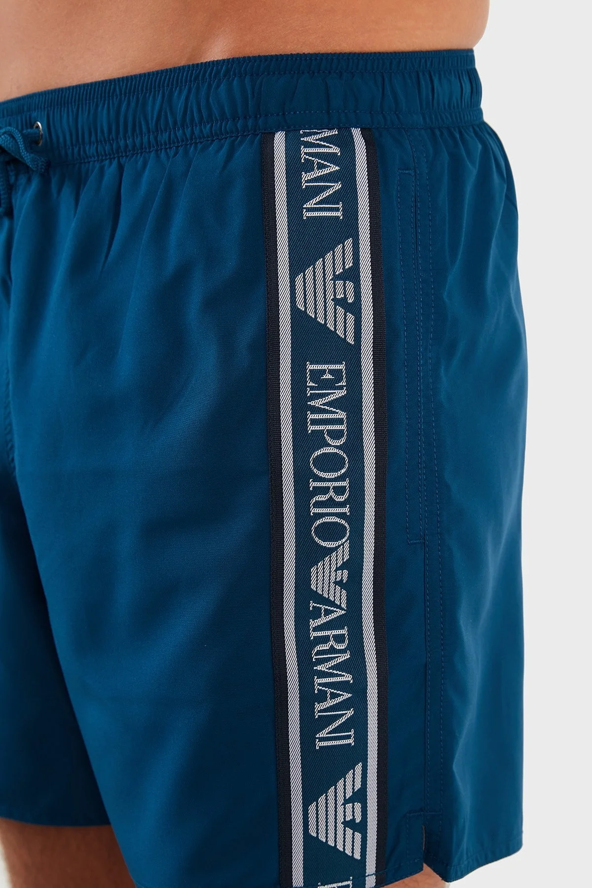 Emporio Armani Belden Bağlamalı Cepli Erkek Mayo Short S 211740 1P443 03083 PETROL - 5