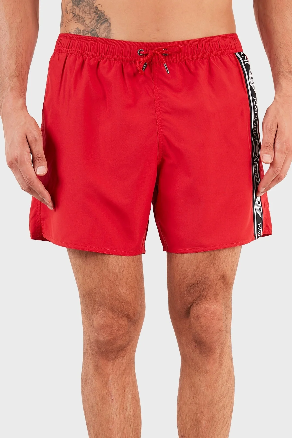 Emporio Armani Belden Bağlamalı Cepli Erkek Mayo Short S 211740 1P443 06574 KIRMIZI - 2