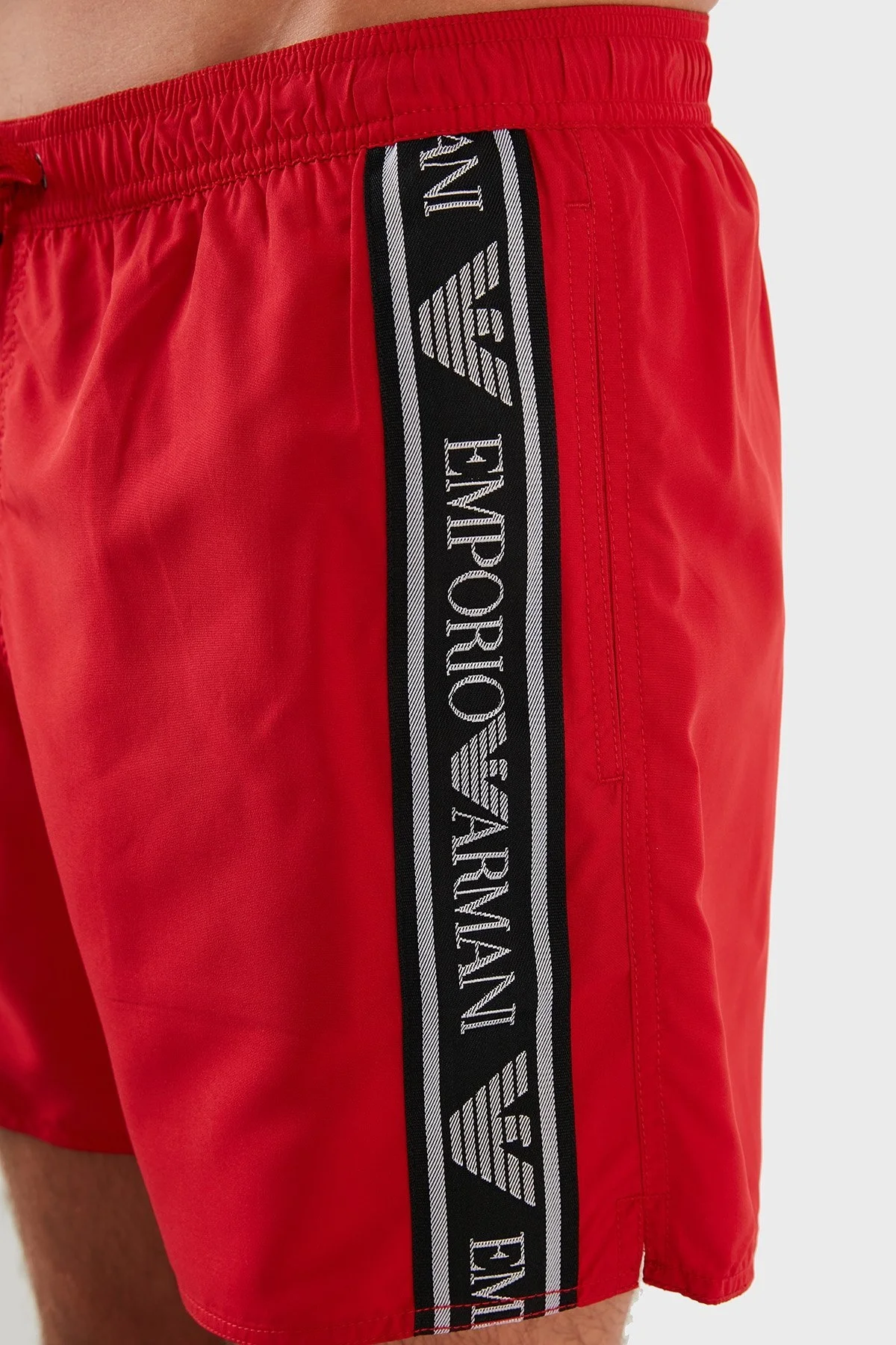 Emporio Armani Belden Bağlamalı Cepli Erkek Mayo Short S 211740 1P443 06574 KIRMIZI - 5