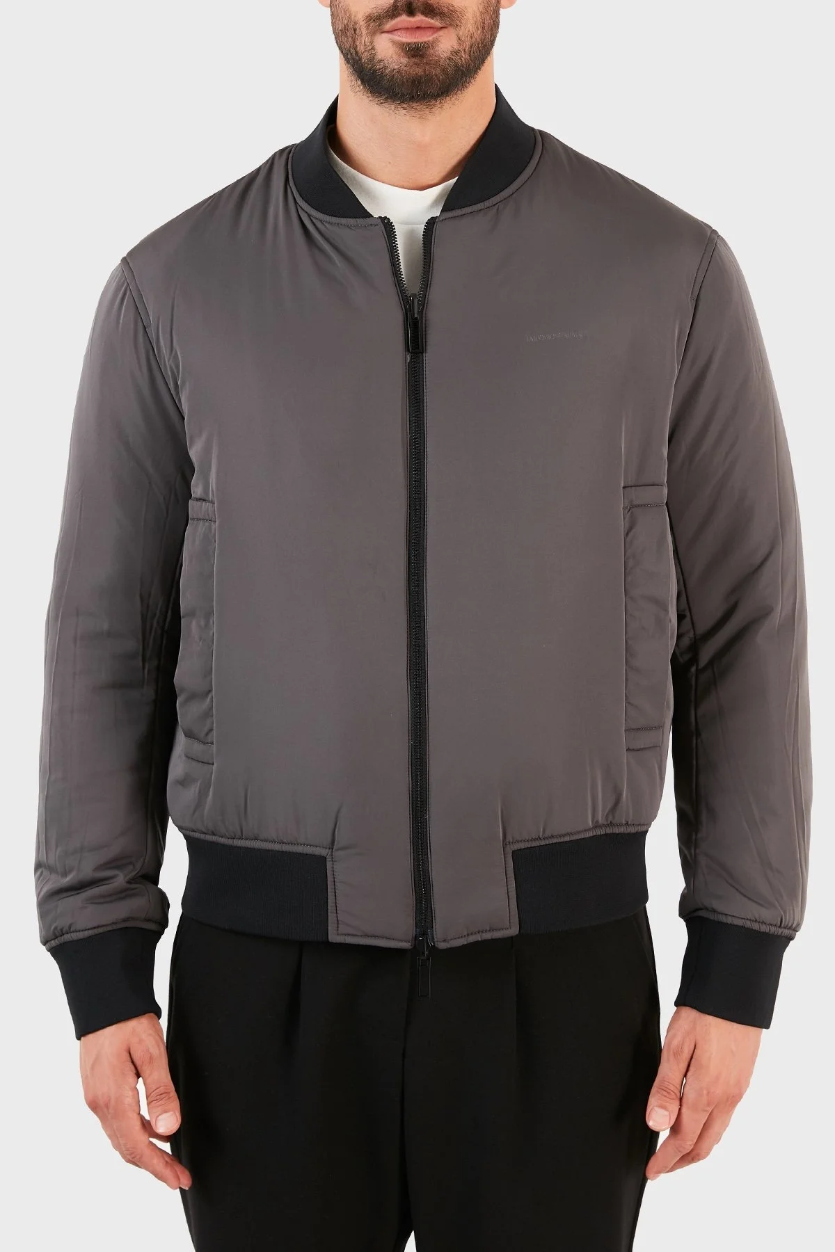 Emporio Armani Çift Taraflı Dik Yaka Cepli Erkek Mont 6K1B96 1NPEZ 0025 SİYAH - 2