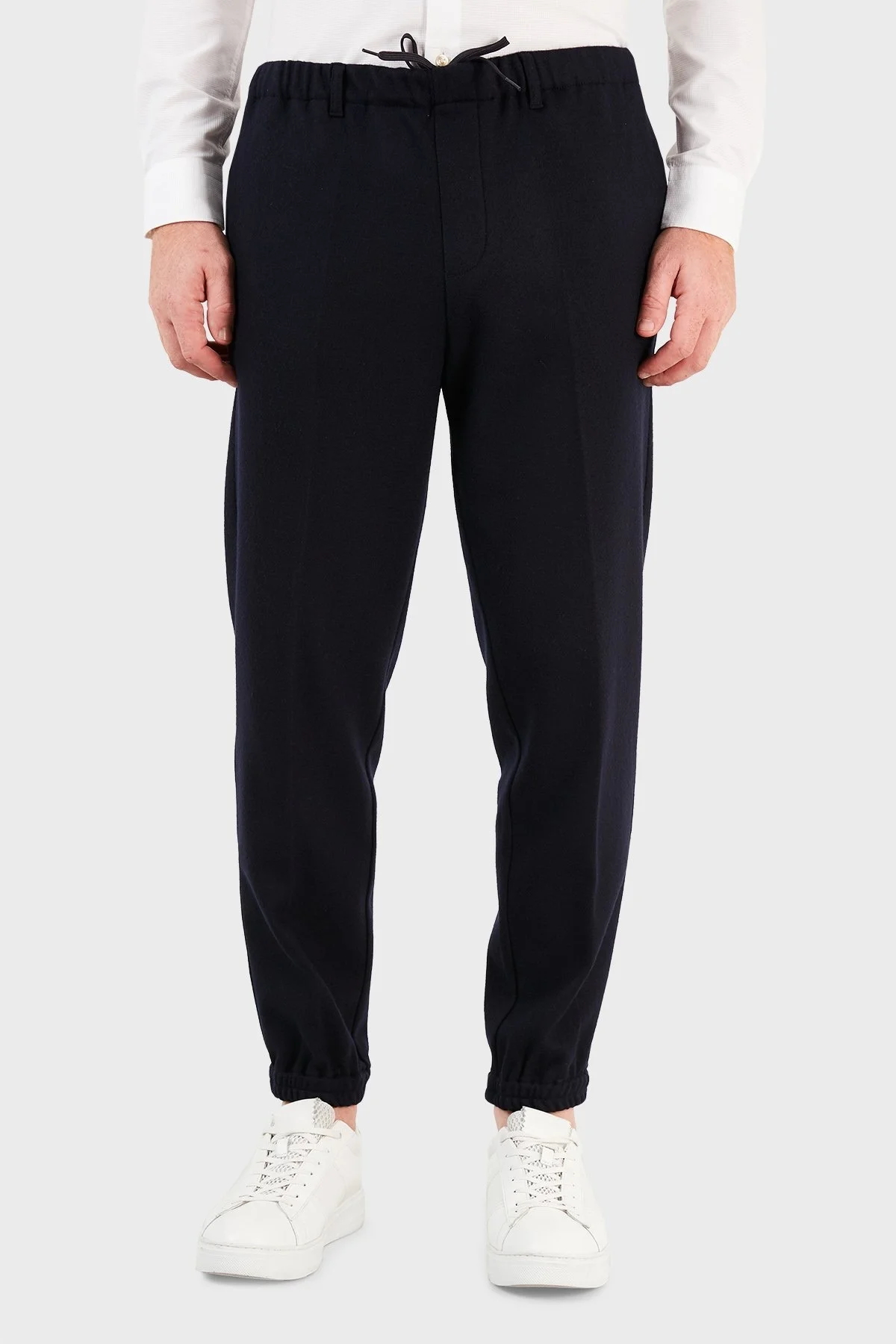 Emporio Armani Belden Bağlamalı Cepli % 100 Yün Erkek Pantolon 6K1PH5 1JVVZ 0920 LACİVERT - 2