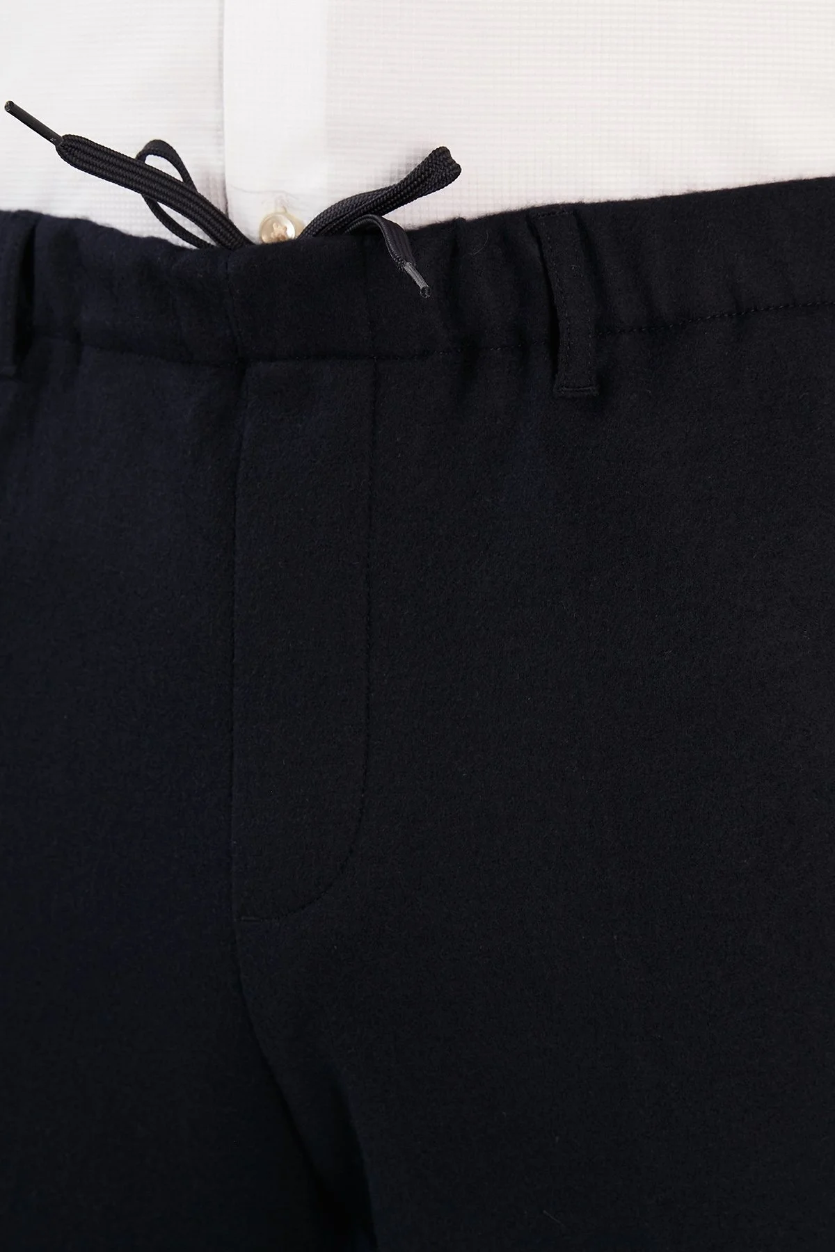 Emporio Armani Belden Bağlamalı Cepli % 100 Yün Erkek Pantolon 6K1PH5 1JVVZ 0920 LACİVERT - 5