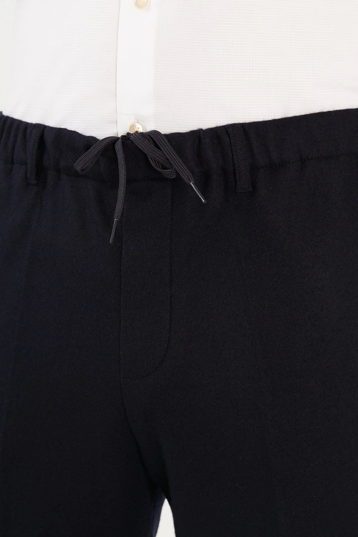 Emporio Armani Belden Bağlamalı Cepli % 100 Yün Erkek Pantolon 6K1PH5 1JVVZ 0920 LACİVERT - 6