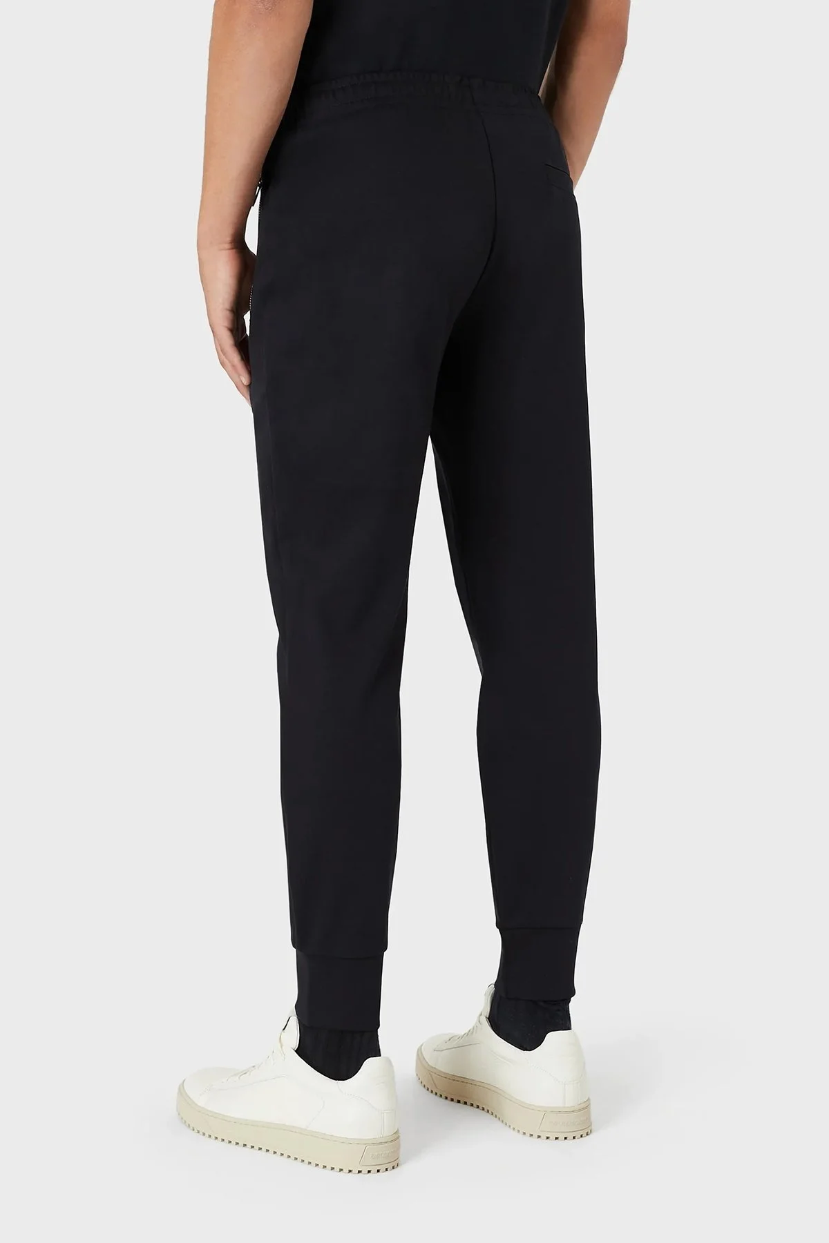 Emporio Armani Beli Lastikli Cepli Pamuklu Erkek Pantolon 8N1P72 1JBTZ 0920 LACİVERT - 8