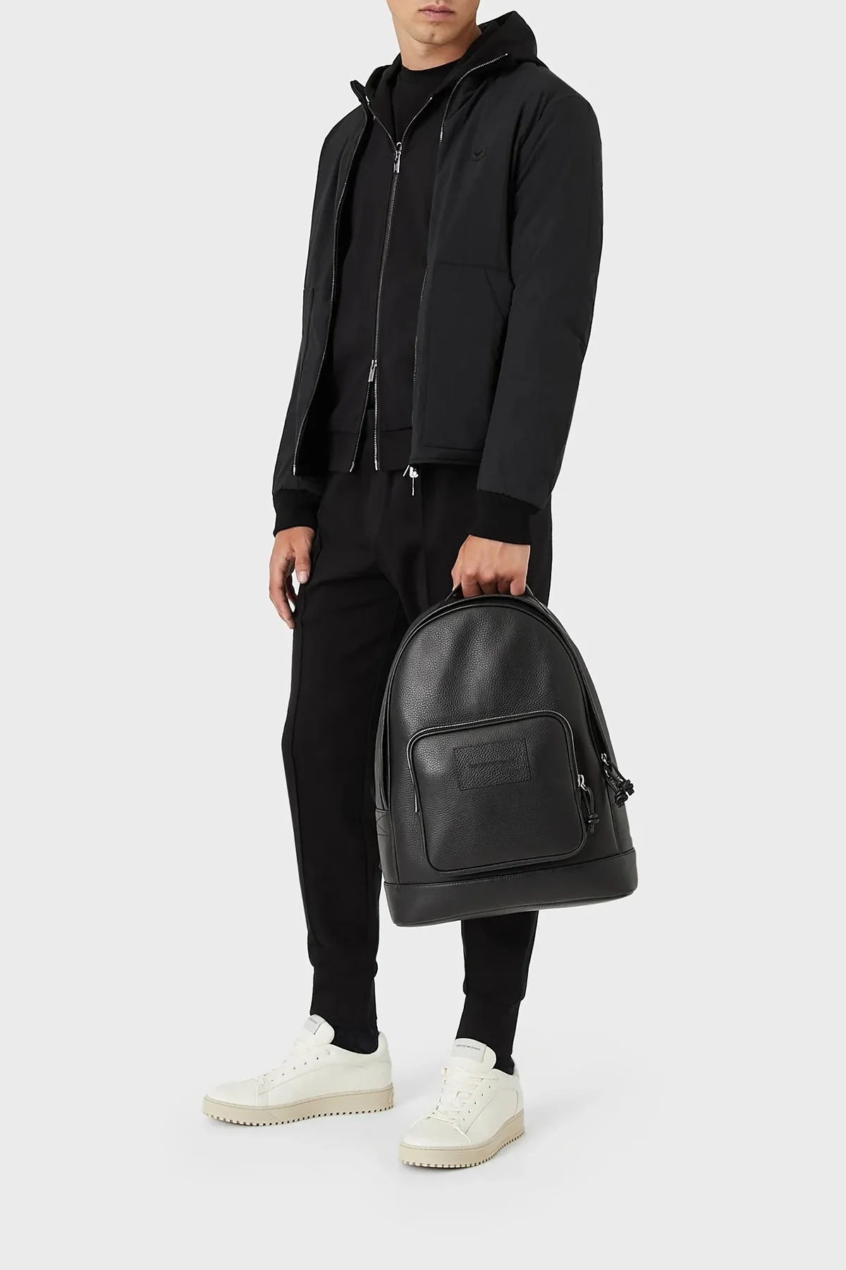 Emporio Armani Pamuklu Cepli Regular Fit Erkek Pantolon 8N1P72 1JBTZ 0999 SİYAH - 1