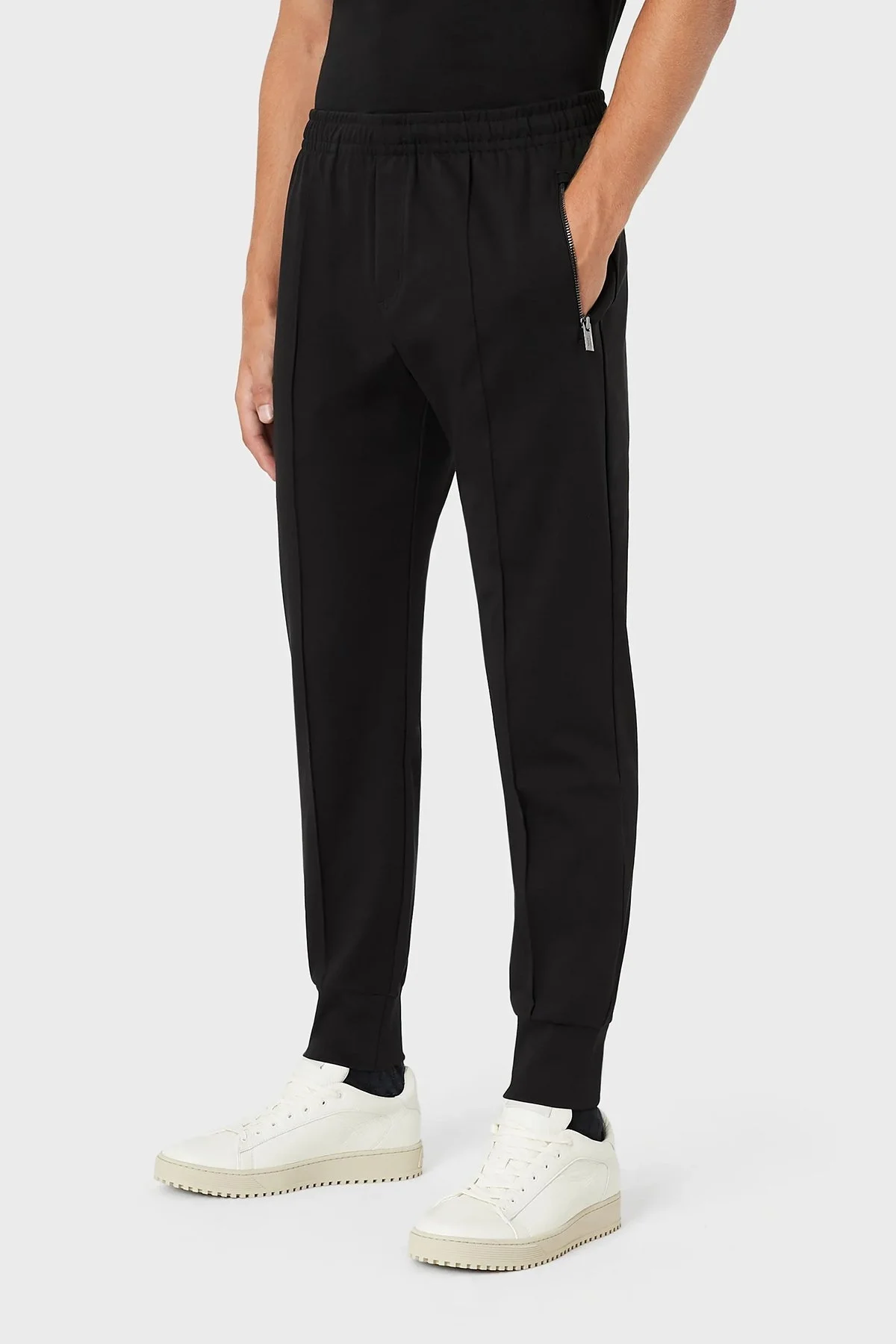 Emporio Armani Pamuklu Cepli Regular Fit Erkek Pantolon 8N1P72 1JBTZ 0999 SİYAH - 2