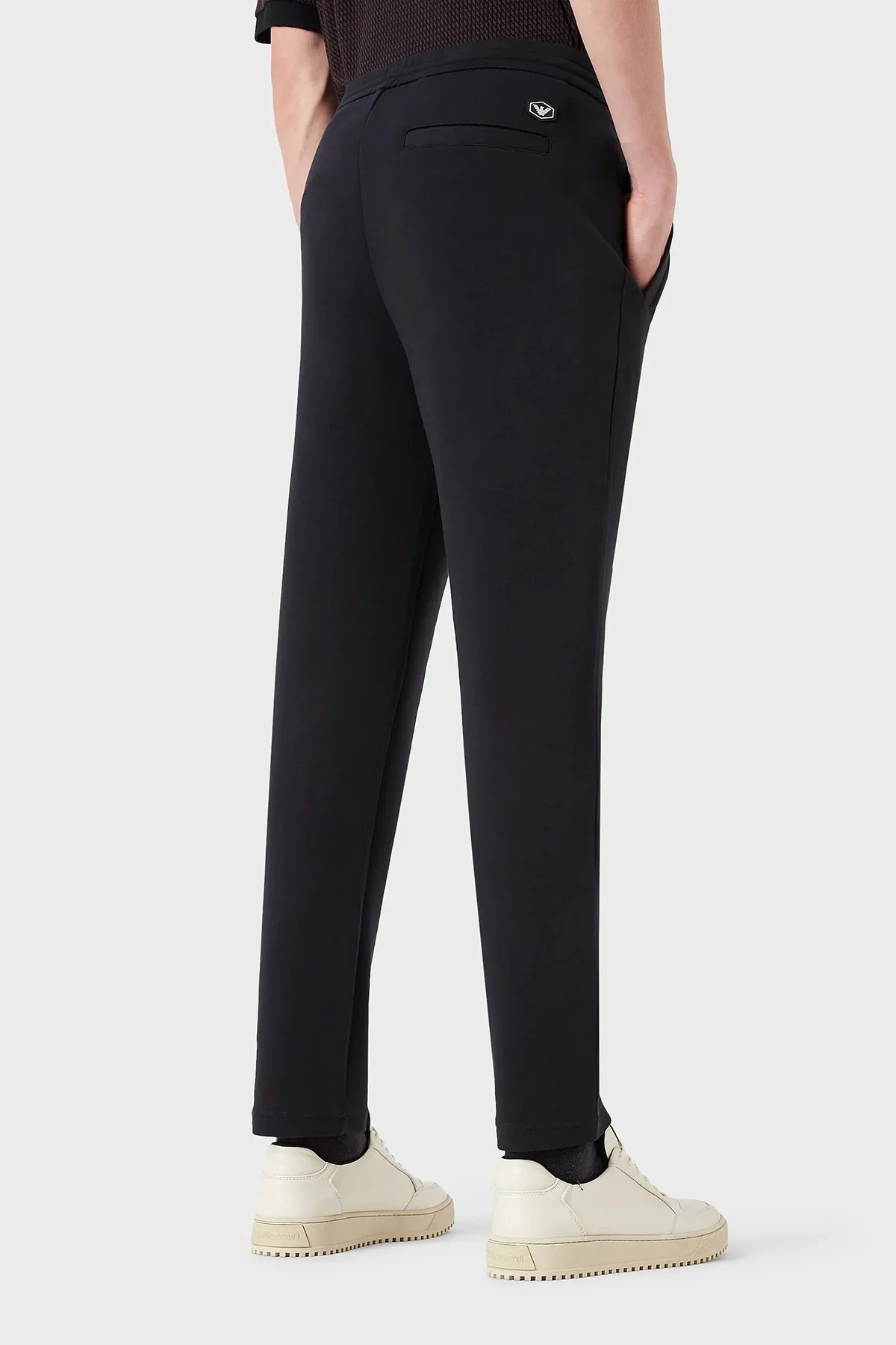 Emporio Armani Belden Bağlamalı Cepli Pamuklu Erkek Pantolon 8N1PD8 1JHSZ 0920 LACİVERT - 3