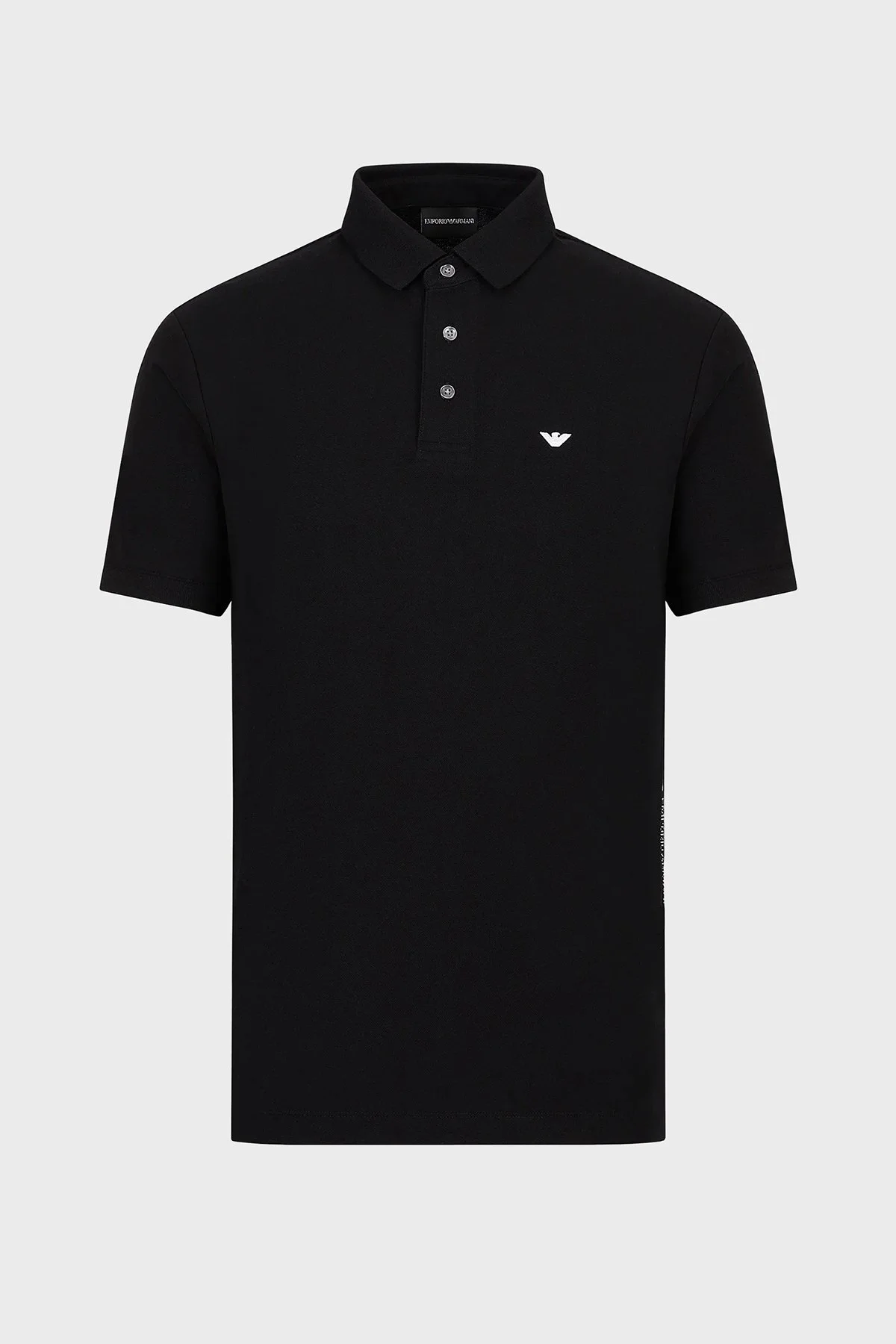 Emporio Armani % 100 Pamuk Regular Fit Erkek Polo T Shirt 3R1F67 1JCYZ 0093 SİYAH - 4