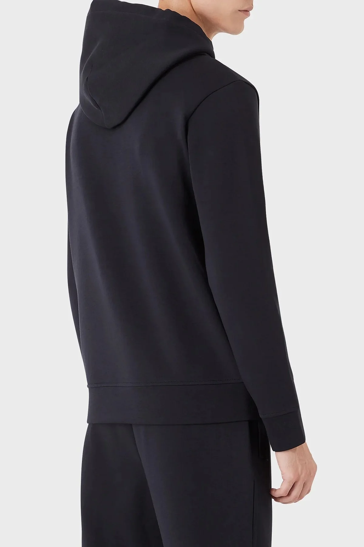 Emporio Armani Regular Fit Kapüşonlu Pamuklu Erkek Sweat 8N1MD0 1JHSZ 0920 LACİVERT - 7