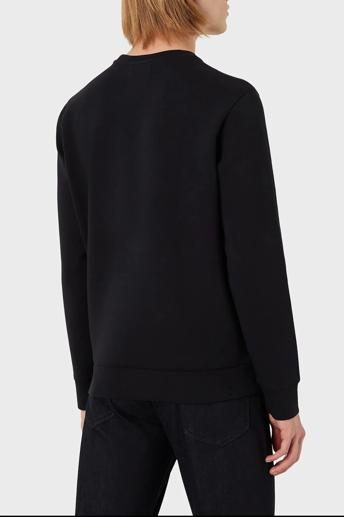 Emporio Armani Regular Fit Bisiklet Yaka Pamuklu Erkek Sweat 8N1MD1 1JHSZ 0920 LACİVERT - 2