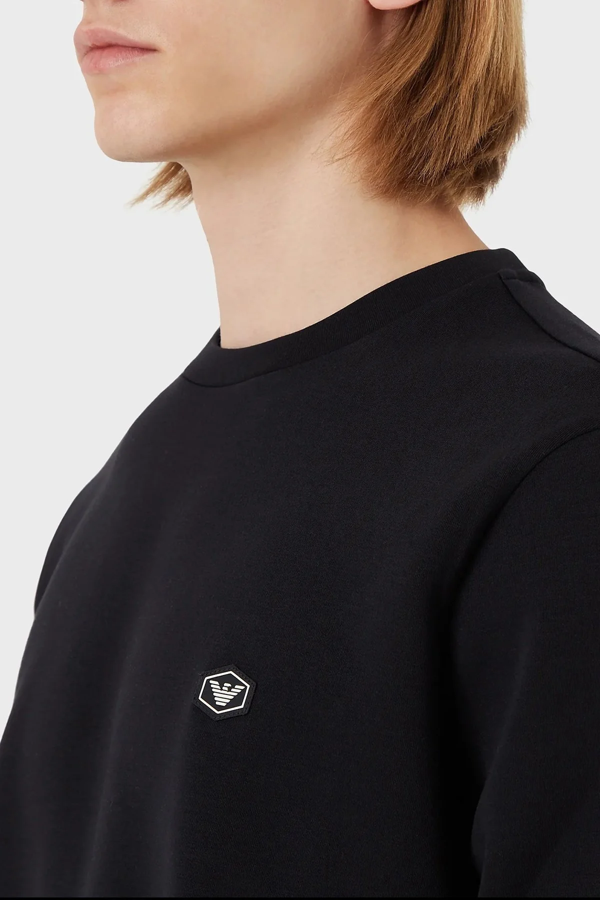 Emporio Armani Regular Fit Bisiklet Yaka Pamuklu Erkek Sweat 8N1MD1 1JHSZ 0920 LACİVERT - 5