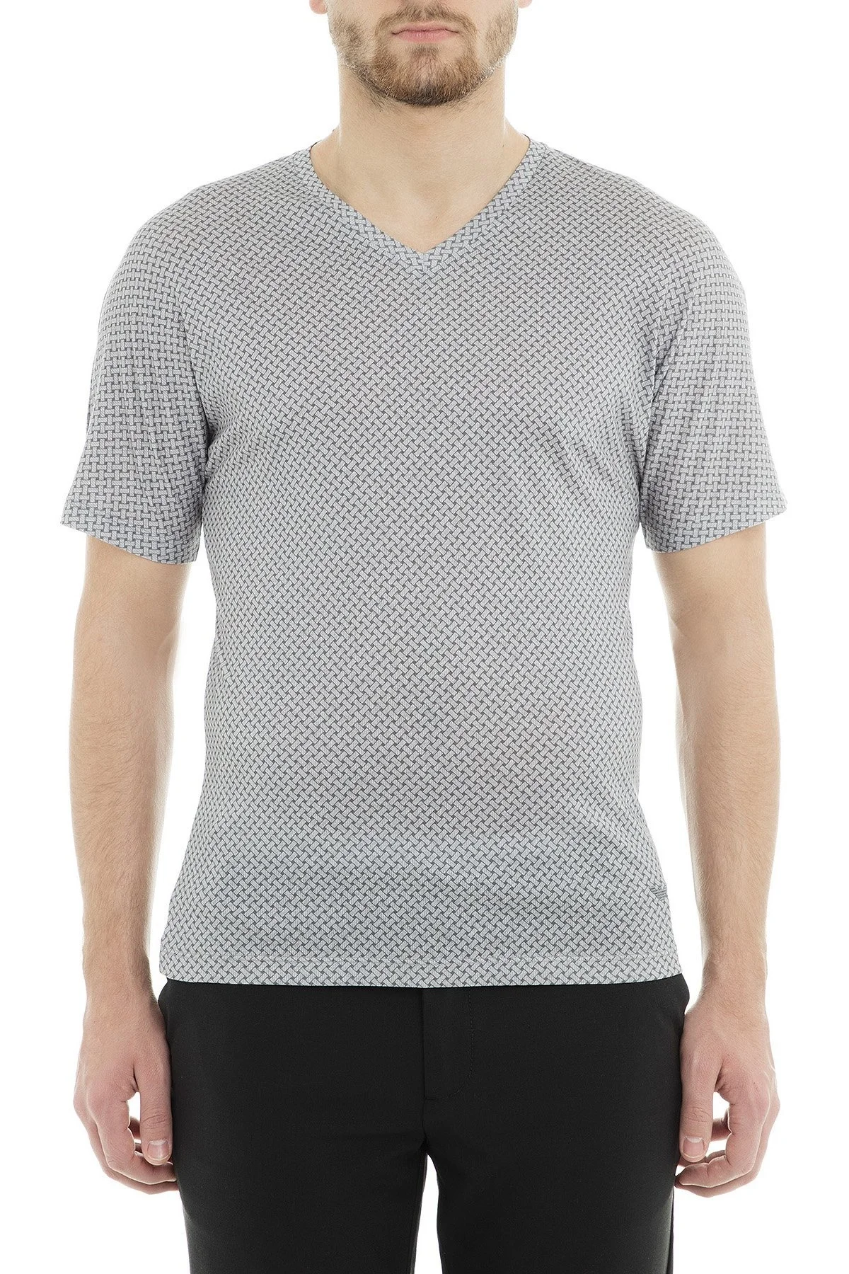 Emporio Armani Erkek T Shirt 3G1T6Q 1JQ4Z F605 GRİ - 1