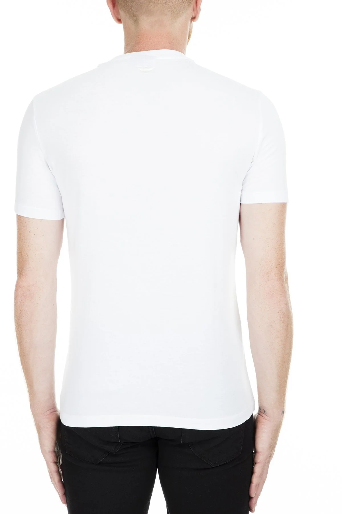 Emporio Armani Erkek T Shirt 3G1T92 1J00Z 0100 BEYAZ - 2