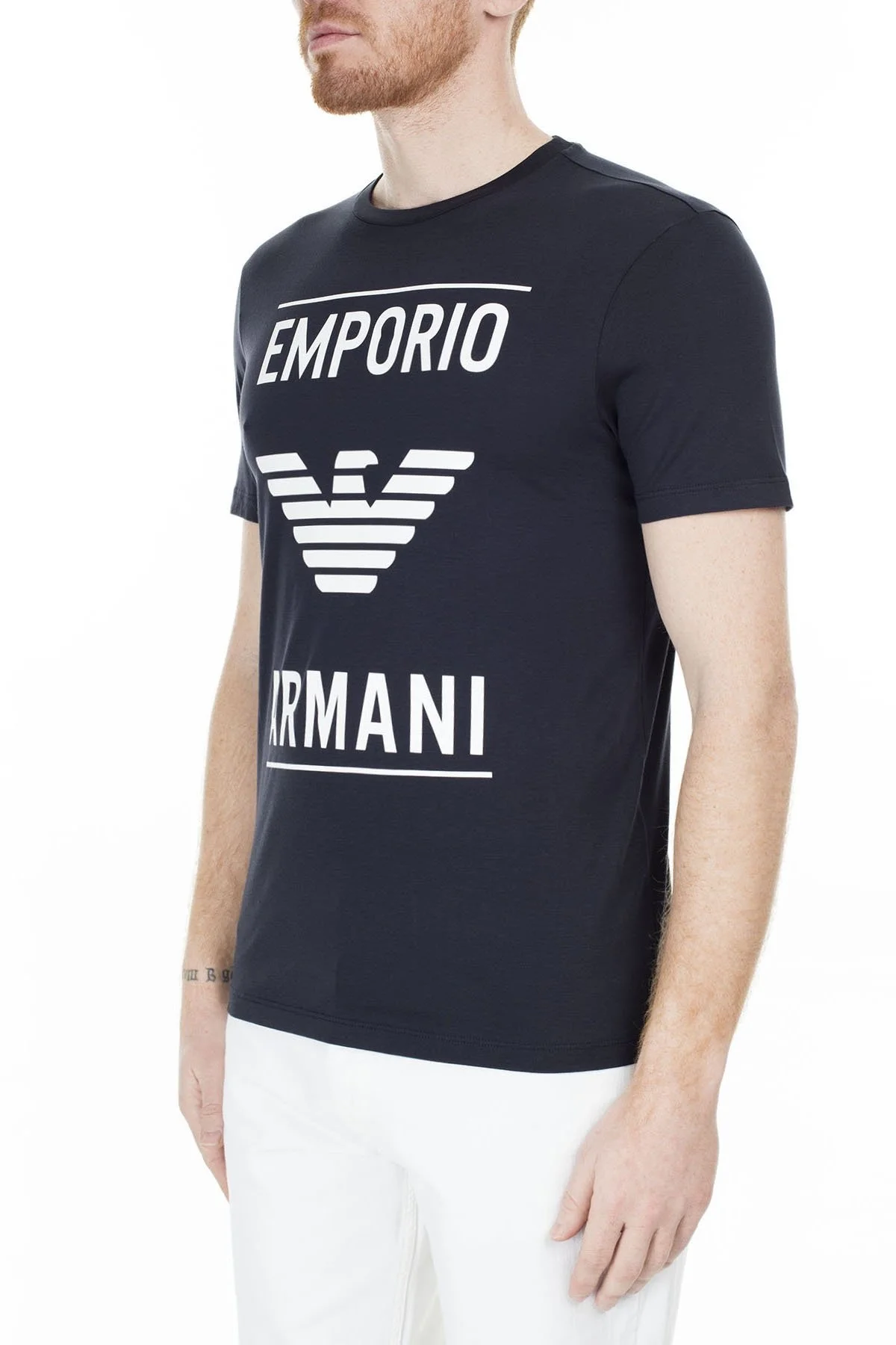 Emporio Armani Erkek T Shirt S 6G1TE7 1JNQZ 0922 LACİVERT - 3