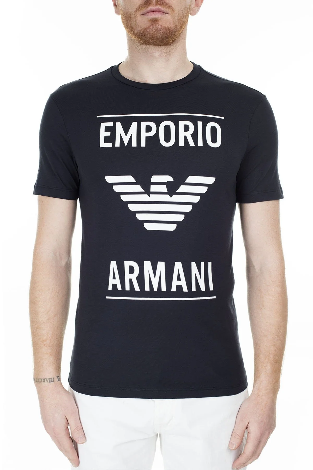 Emporio Armani Erkek T Shirt S 6G1TE7 1JNQZ 0922 LACİVERT - 6