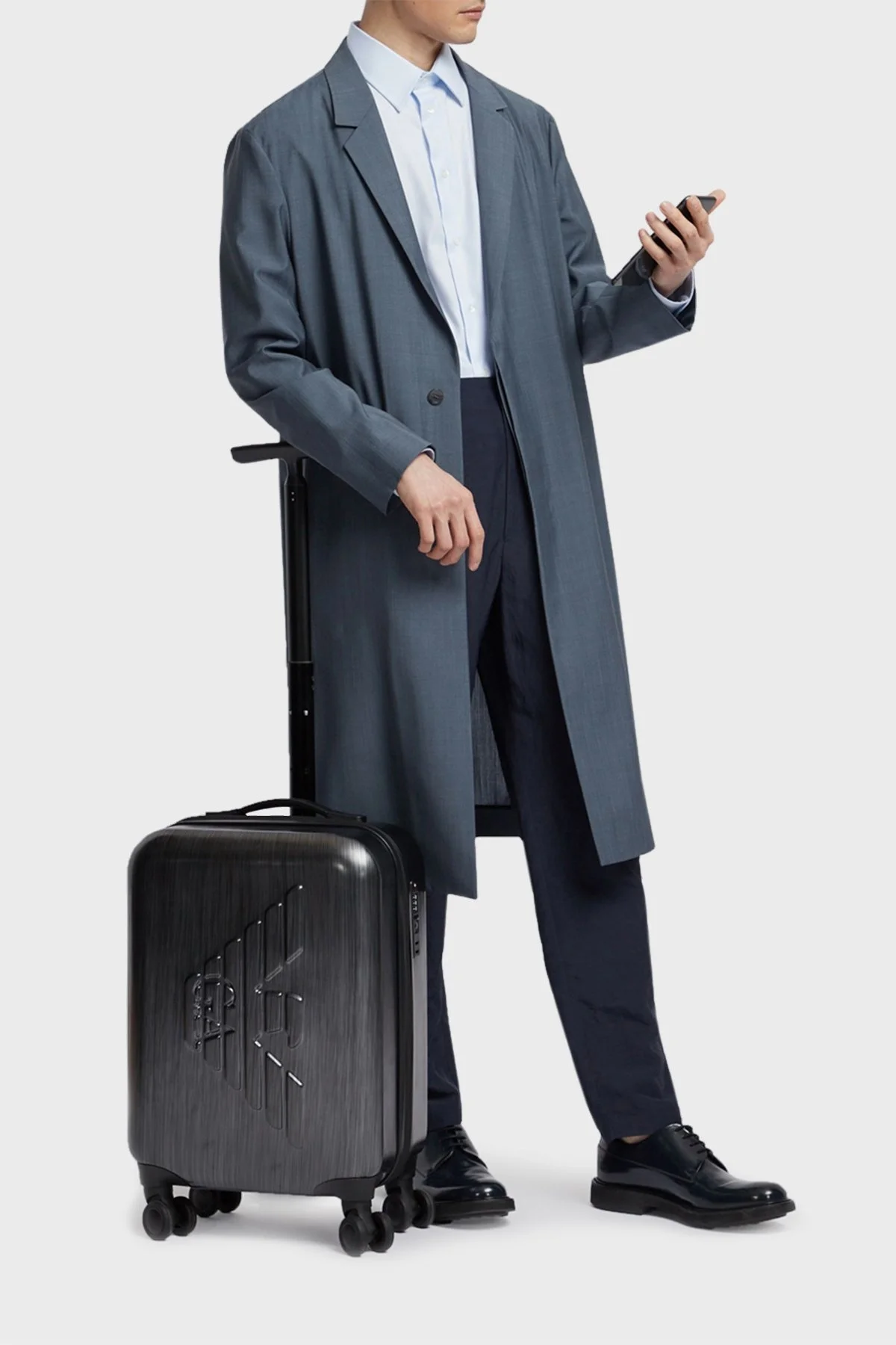 Emporio Armani Erkek Valiz Y4Q093 YME9J 80002 GRİ - 2