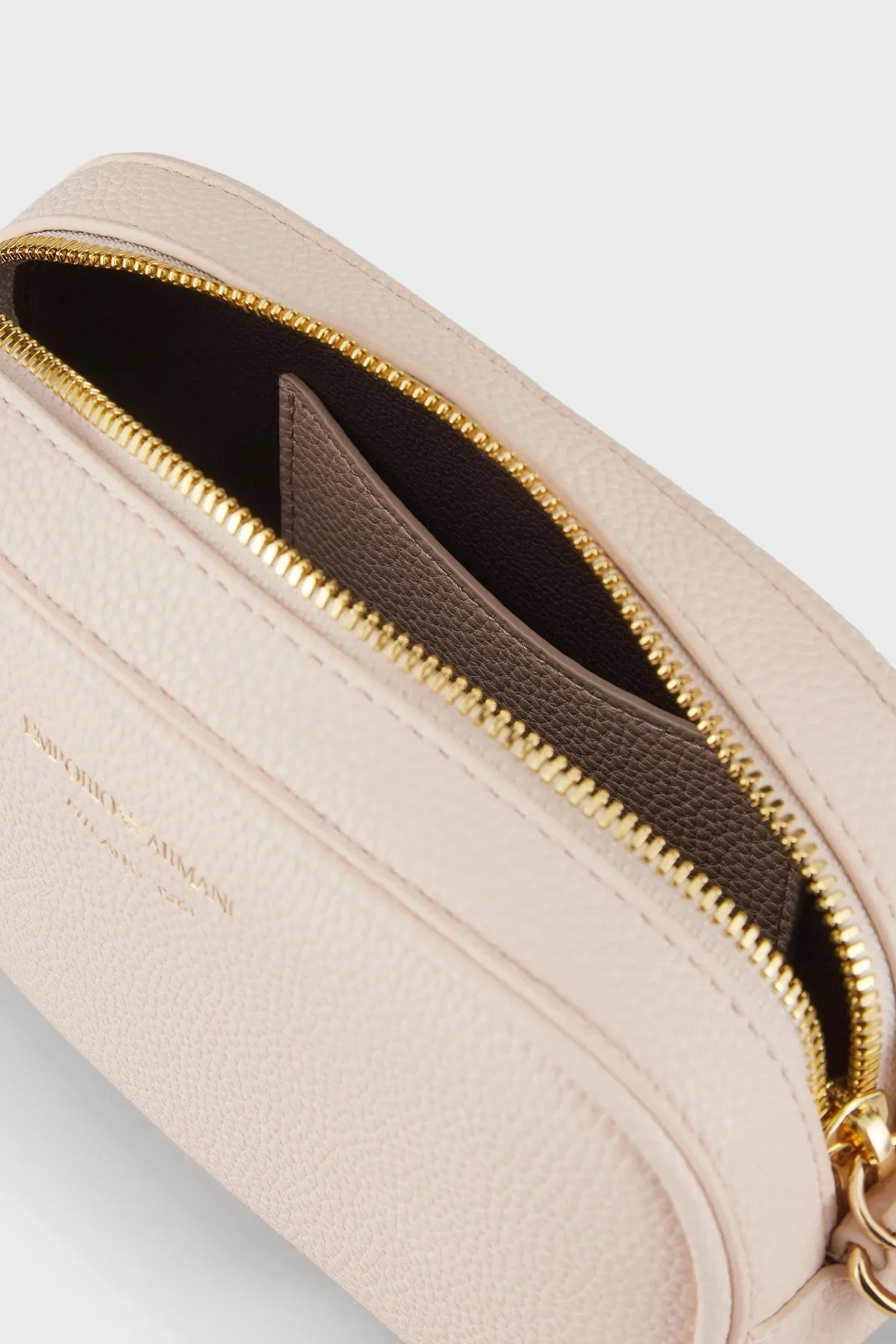 Emporio Armani Fermuarlı Ayarlanabilir Omuz Askılı Bayan Çanta Y3H276 YFO5B 88820 PUDRA - 5