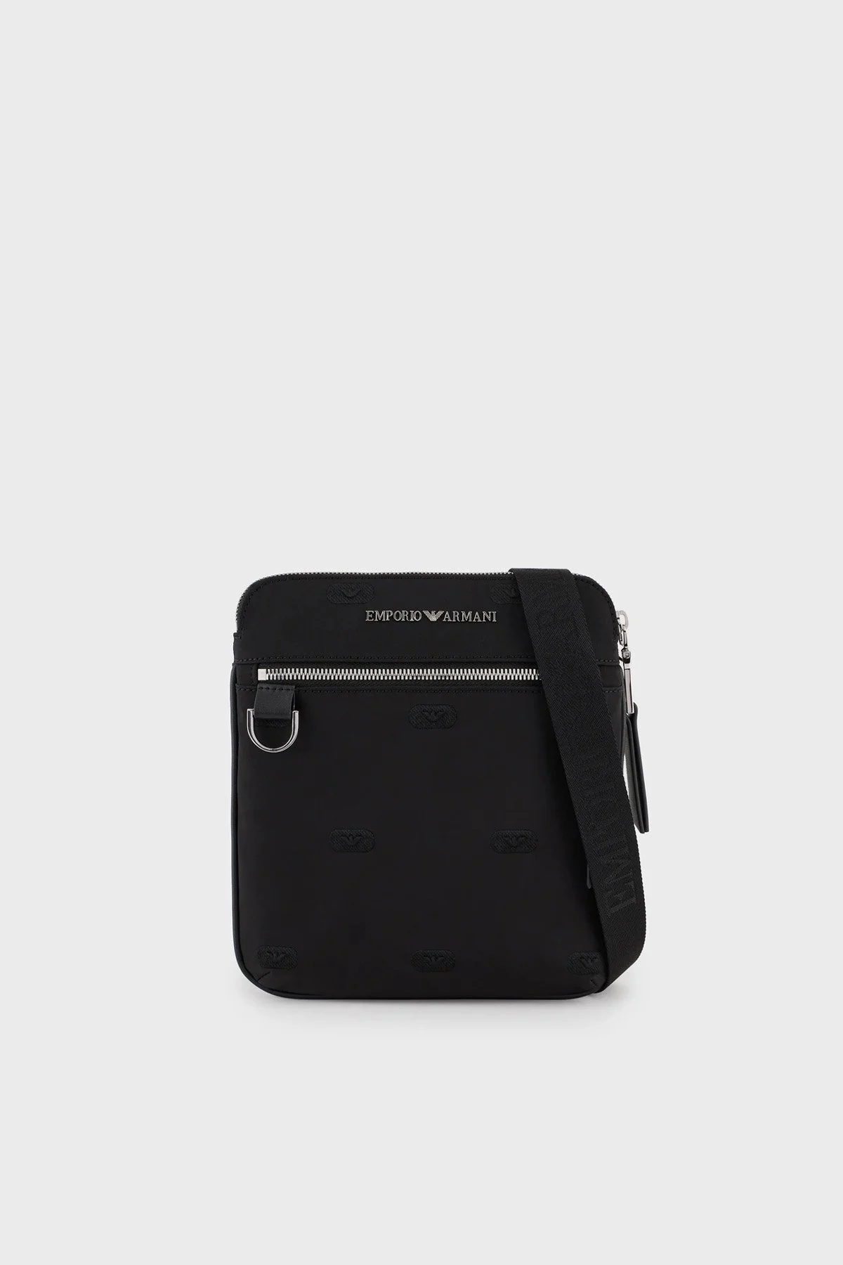 Emporio Armani Fermuarlı Ayarlanabilir Omuz Askılı Erkek Çanta Y4M396 Y726E 80001 SİYAH - 1