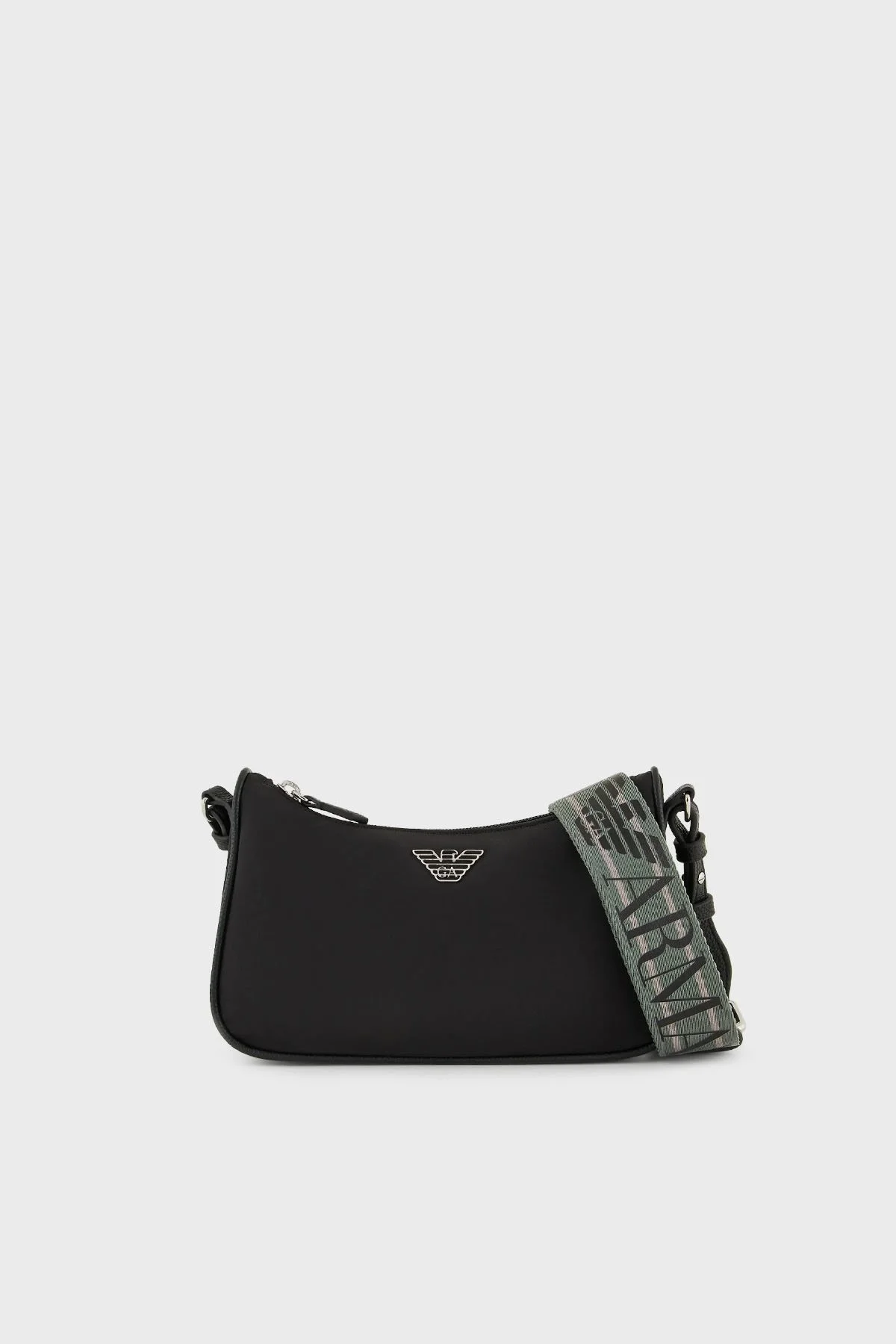 Emporio Armani Fermuarlı Baget Bayan Çanta Y3H293 YWS1E 80001 SİYAH - 1