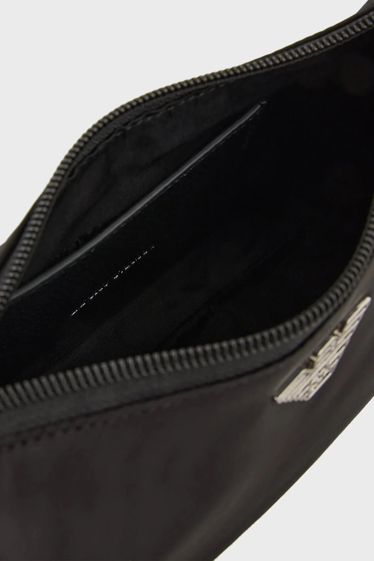 Emporio Armani Fermuarlı Baget Bayan Çanta Y3H293 YWS1E 80001 SİYAH - 6
