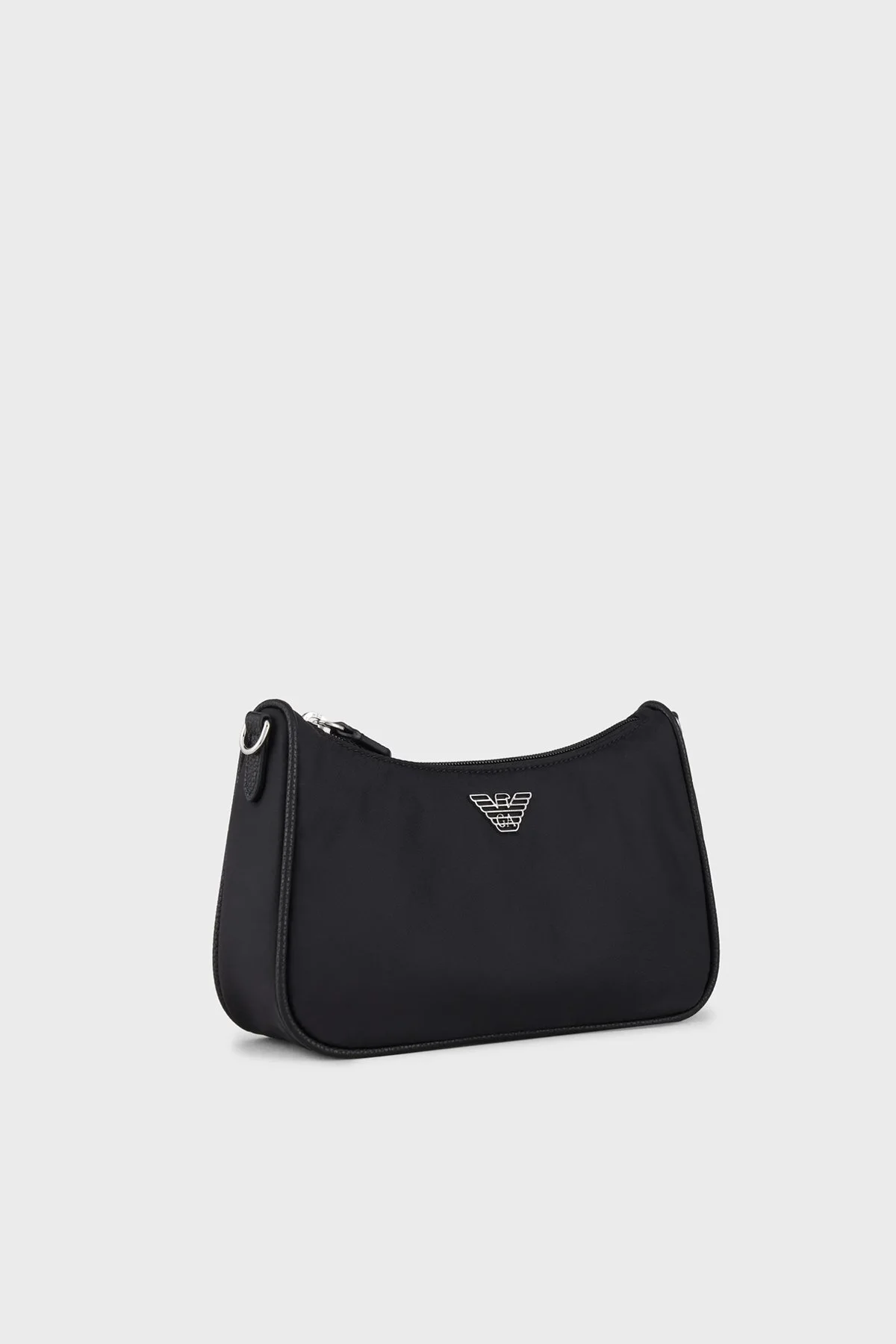 Emporio Armani Fermuarlı Çıkarılabilir Omuz Askılı Bayan Çanta Y3H293 YVL7E 80001 SİYAH - 3